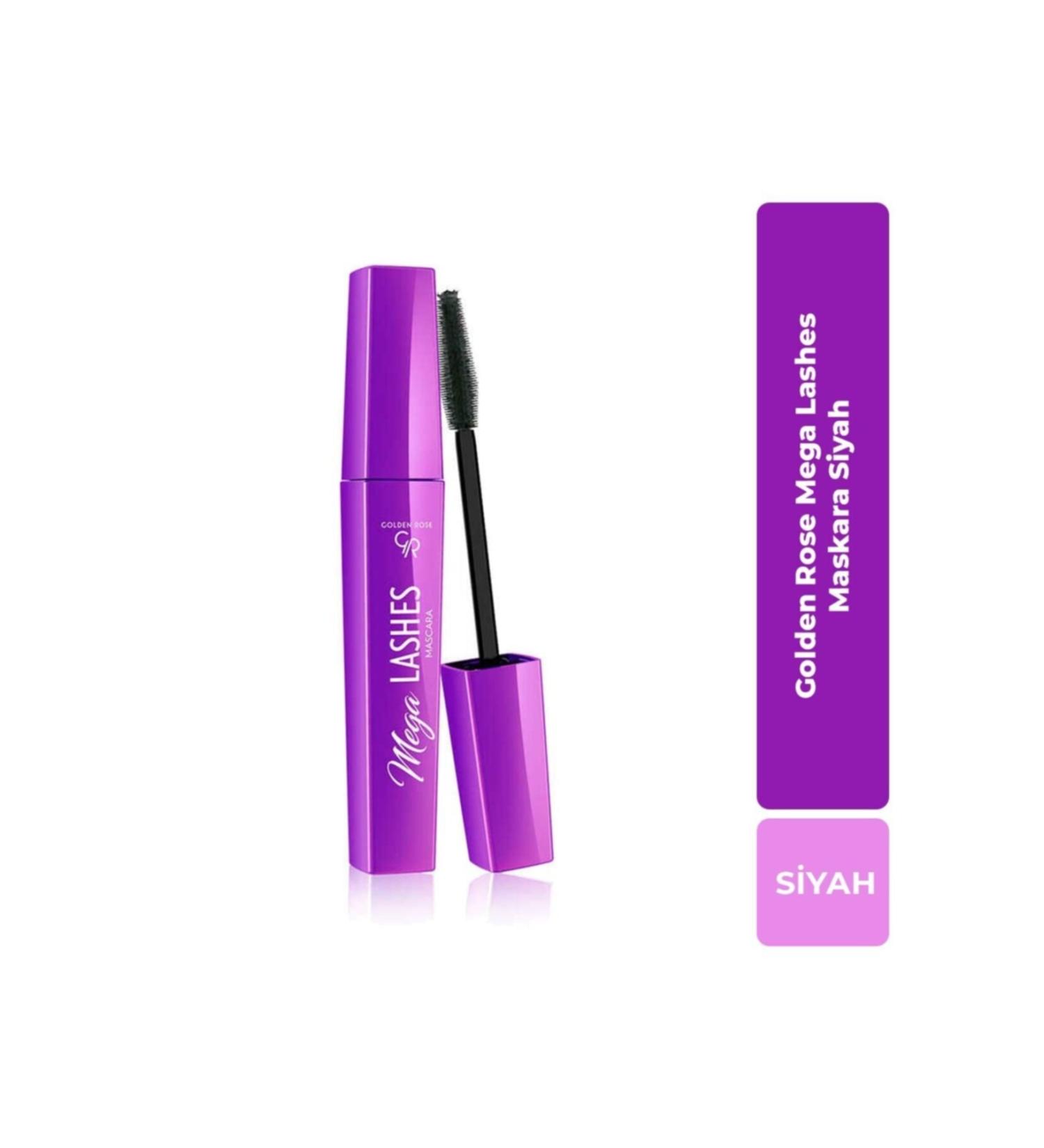 Golden Rose Mega Lashes Black Mascara