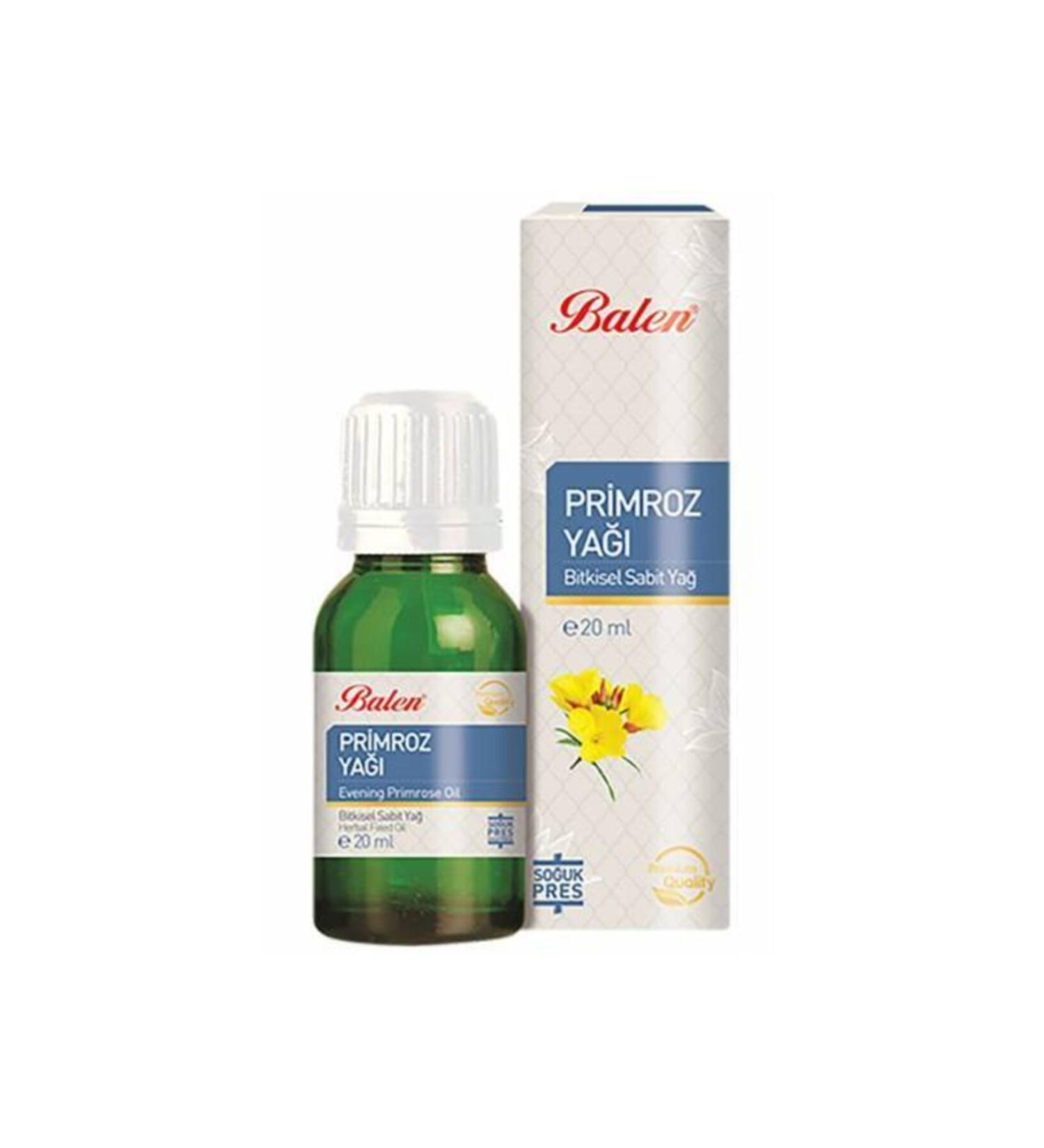 Balen Primrose Oil Herbal Fixed Oil 20 ml Cold Press Can Be Used Internally And Externally