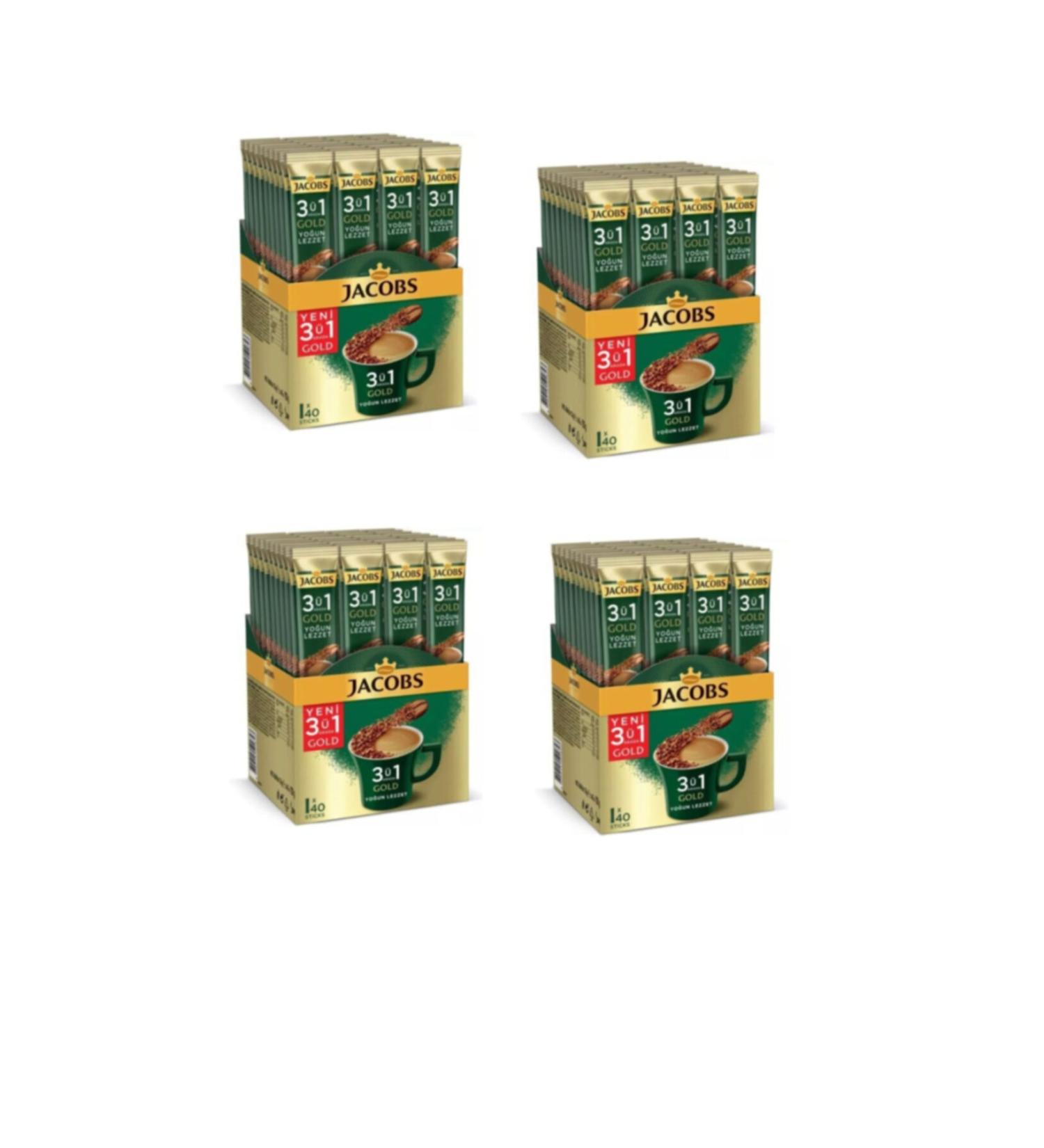 Jacobs Gold 3in1 Intense Taste18 gr X 40 4 Pack