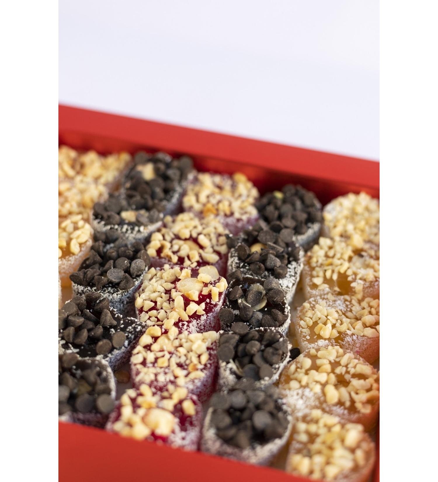 Rumeli Turkish Delight Special Wrapped Mixed Turkish Delight with Hazelnut 500gr