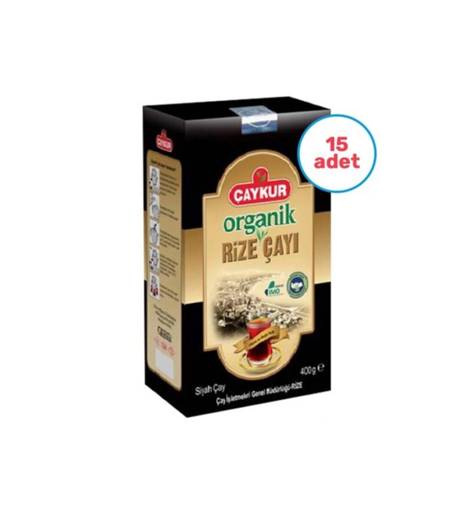aykur 15 Organic Rize Tea 400 Gr Cardboard Box