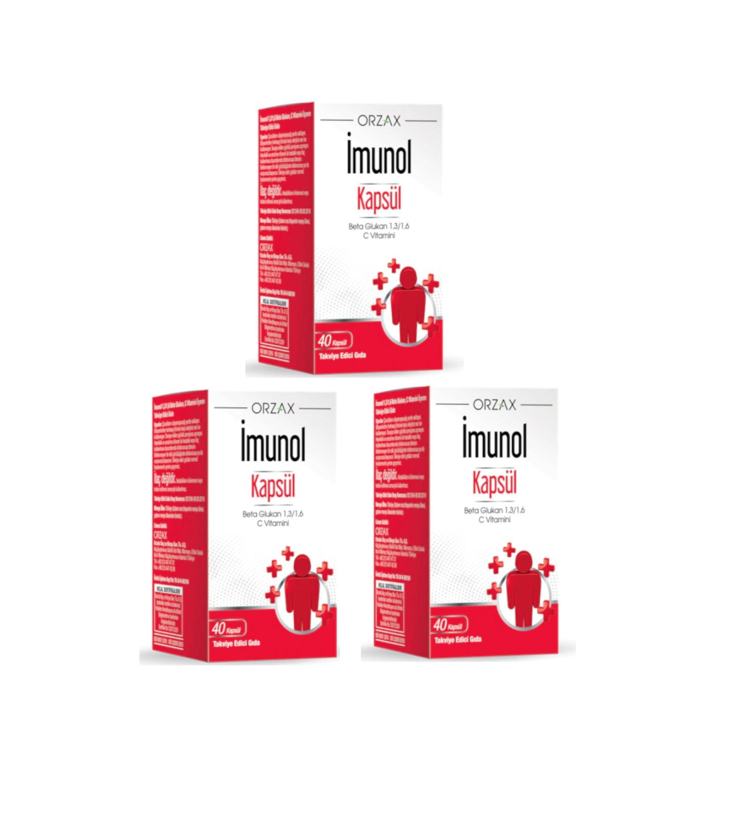 IMUNOL 40 Capsules 3 Pieces