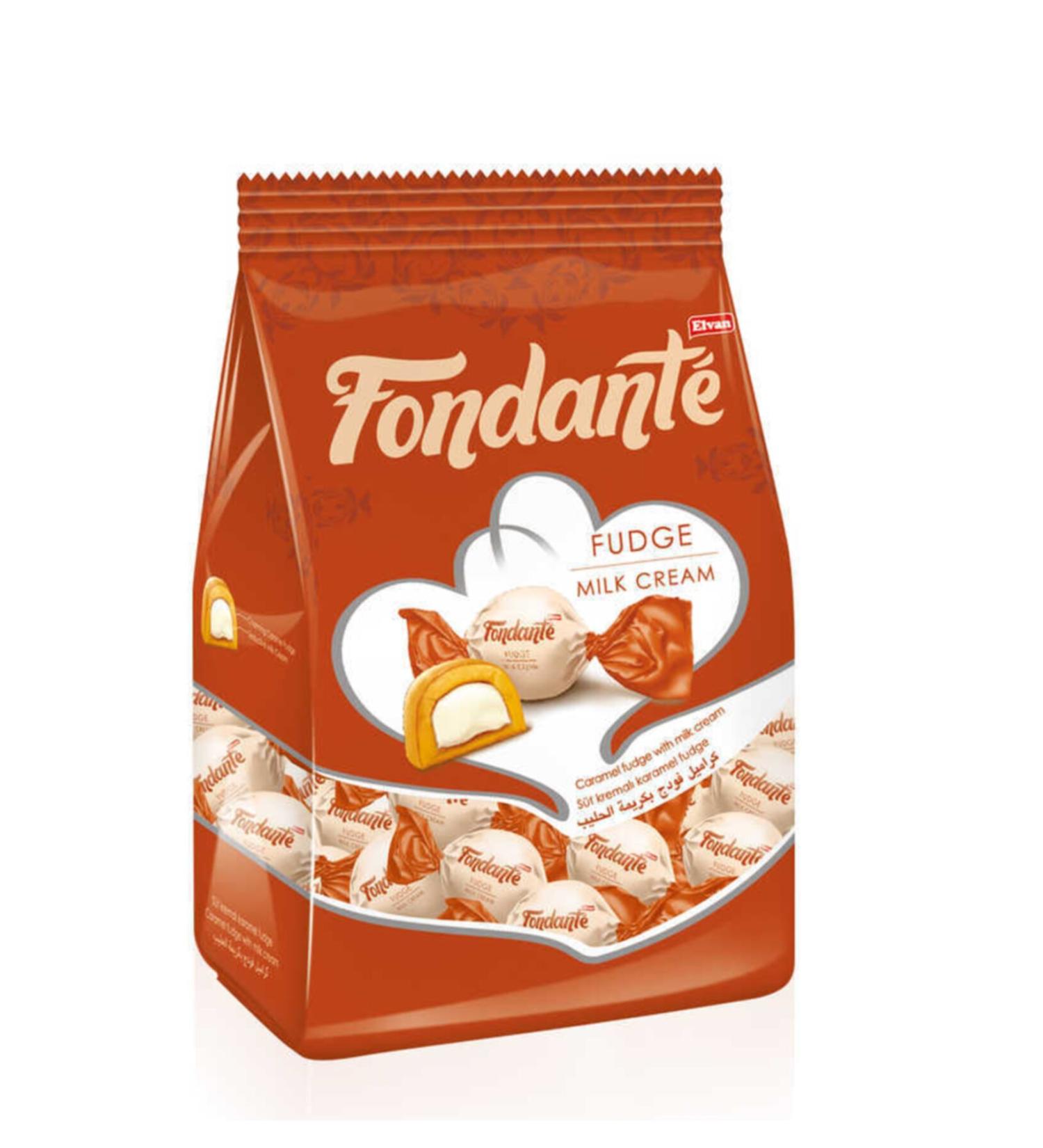 Elvan Fondante Milk Fudge 500 Gr. (1 Bag)