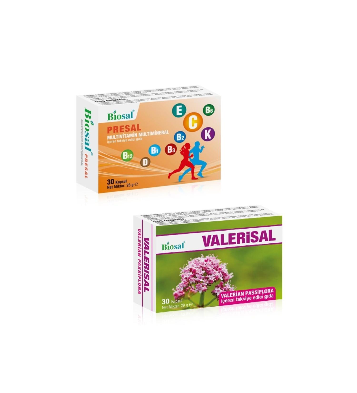 Biosal Multivitamin Capsule + Valerian Passiflora Capsule