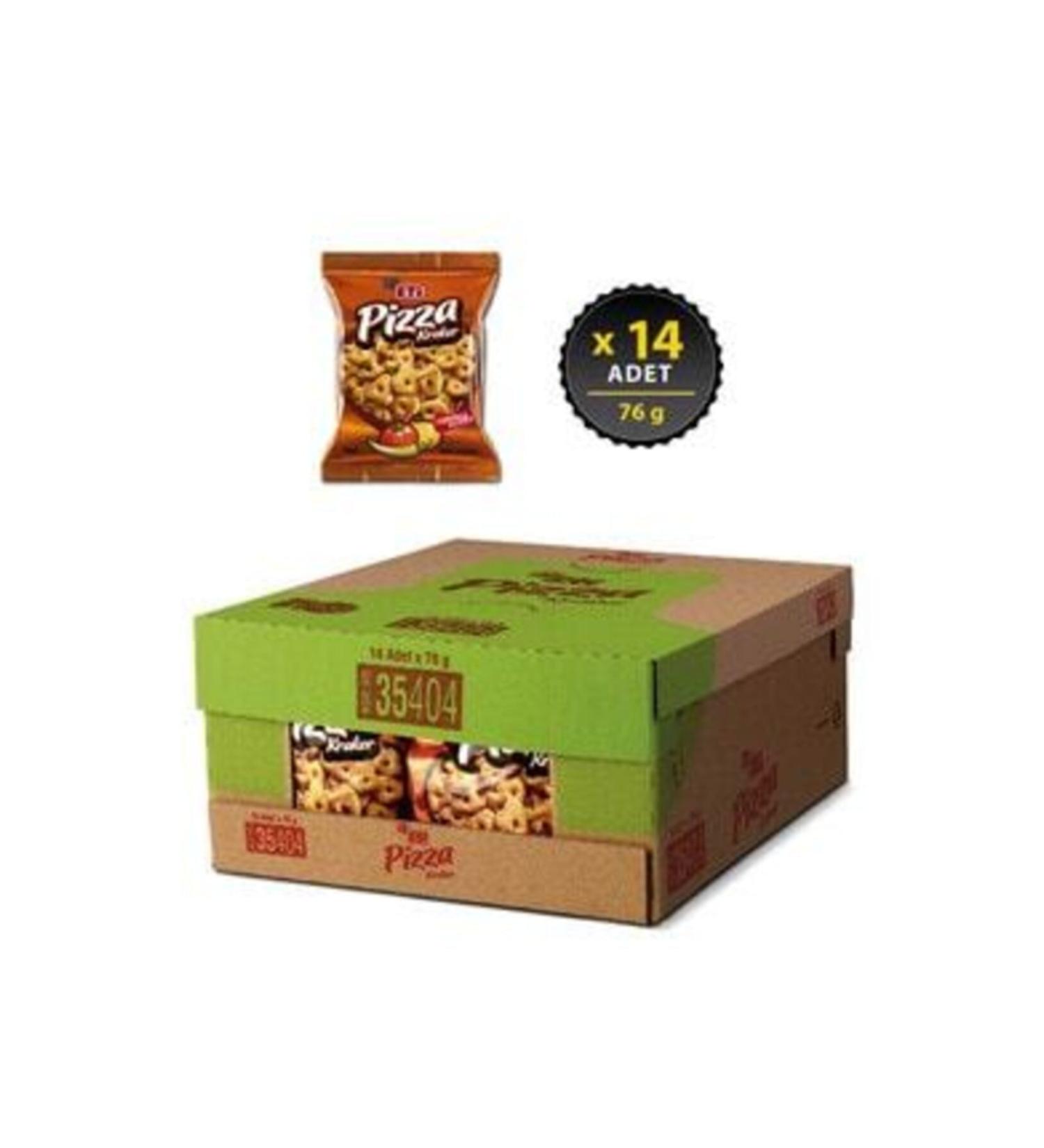 Eti Pizza Crackers 76 G X 14 Pieces