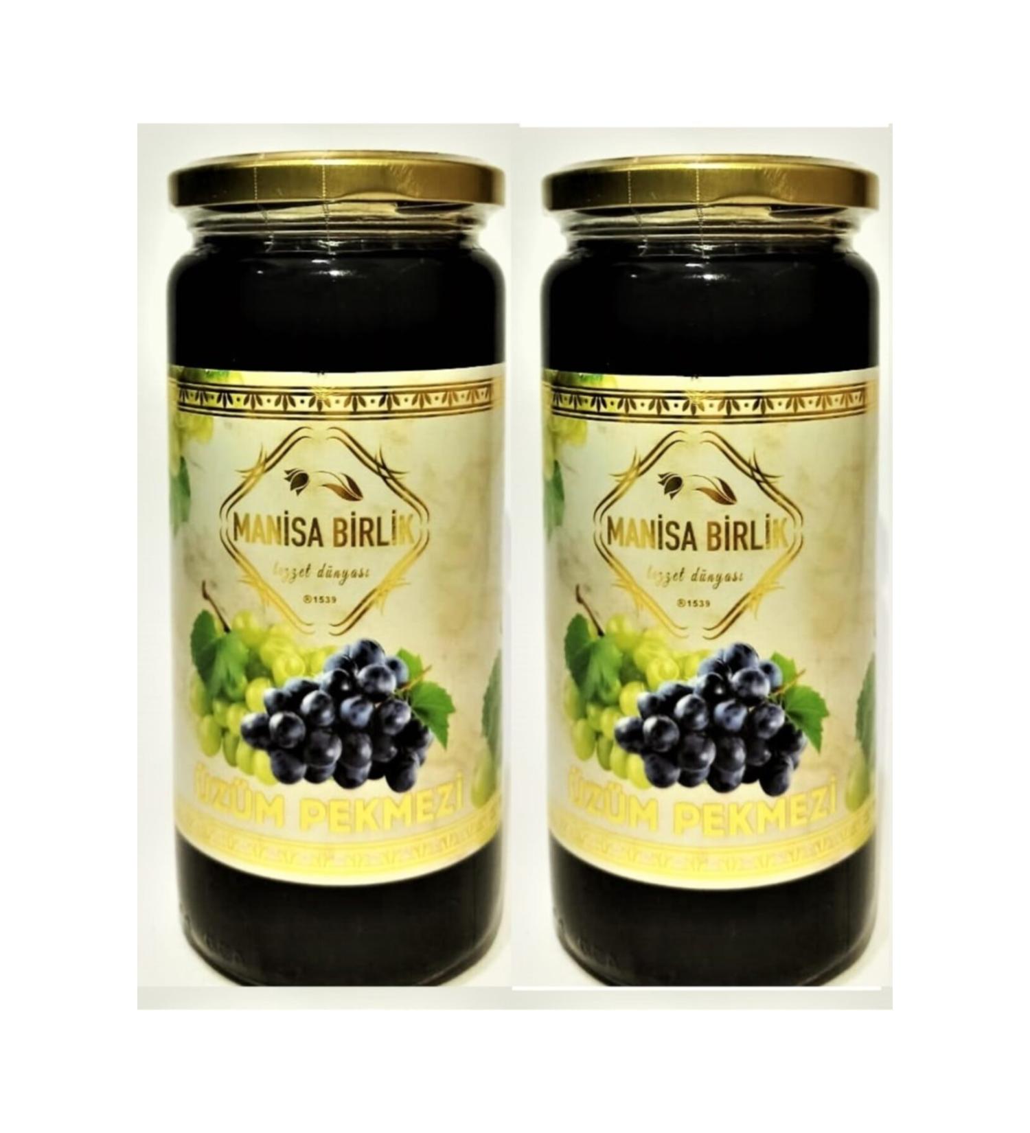 Manisabirliktezzet Manisa Birlik Natural Grape Molasses 650 Gr 2 Piece Set 2 * 650