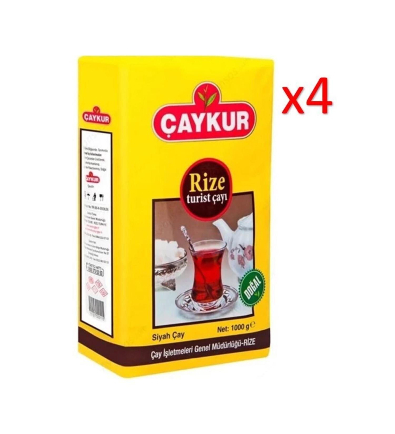 aykur Rize Tourist Tea 1000 Gr X 4 Pieces