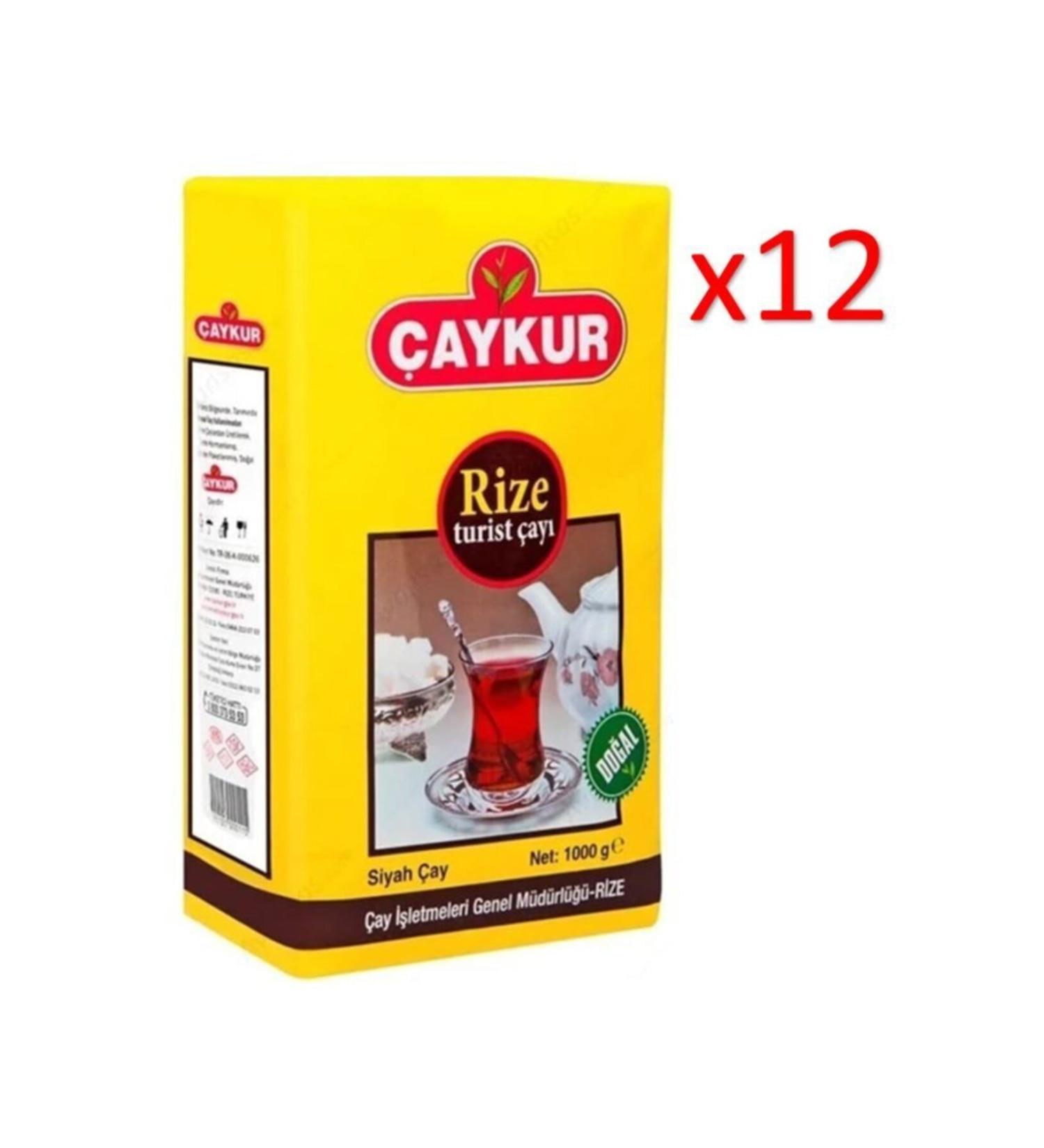 aykur Rize Tourist Tea 1000 Gr X 12 Pieces