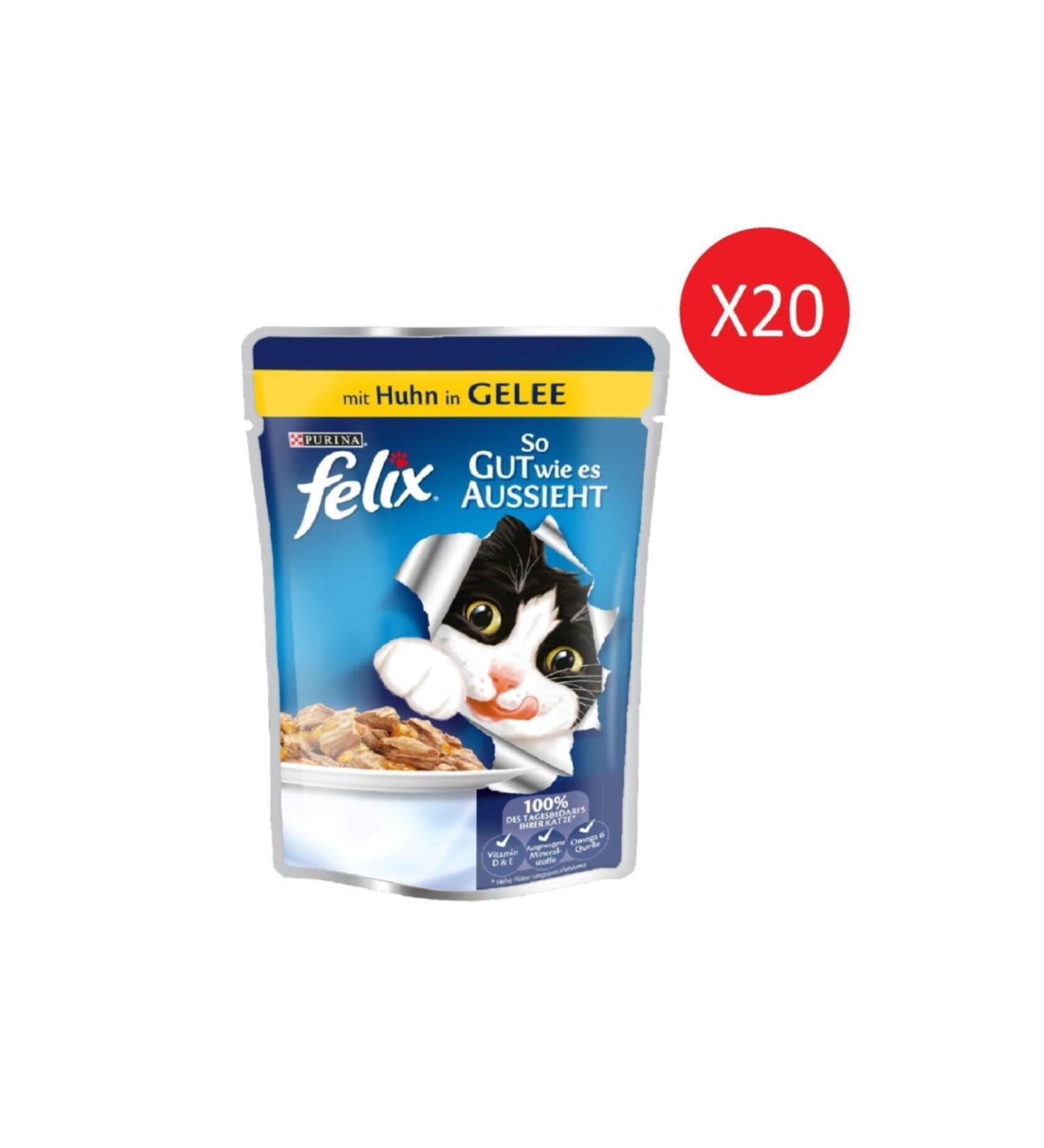 FELIX Felix Pouch Chicken 100gr X20
