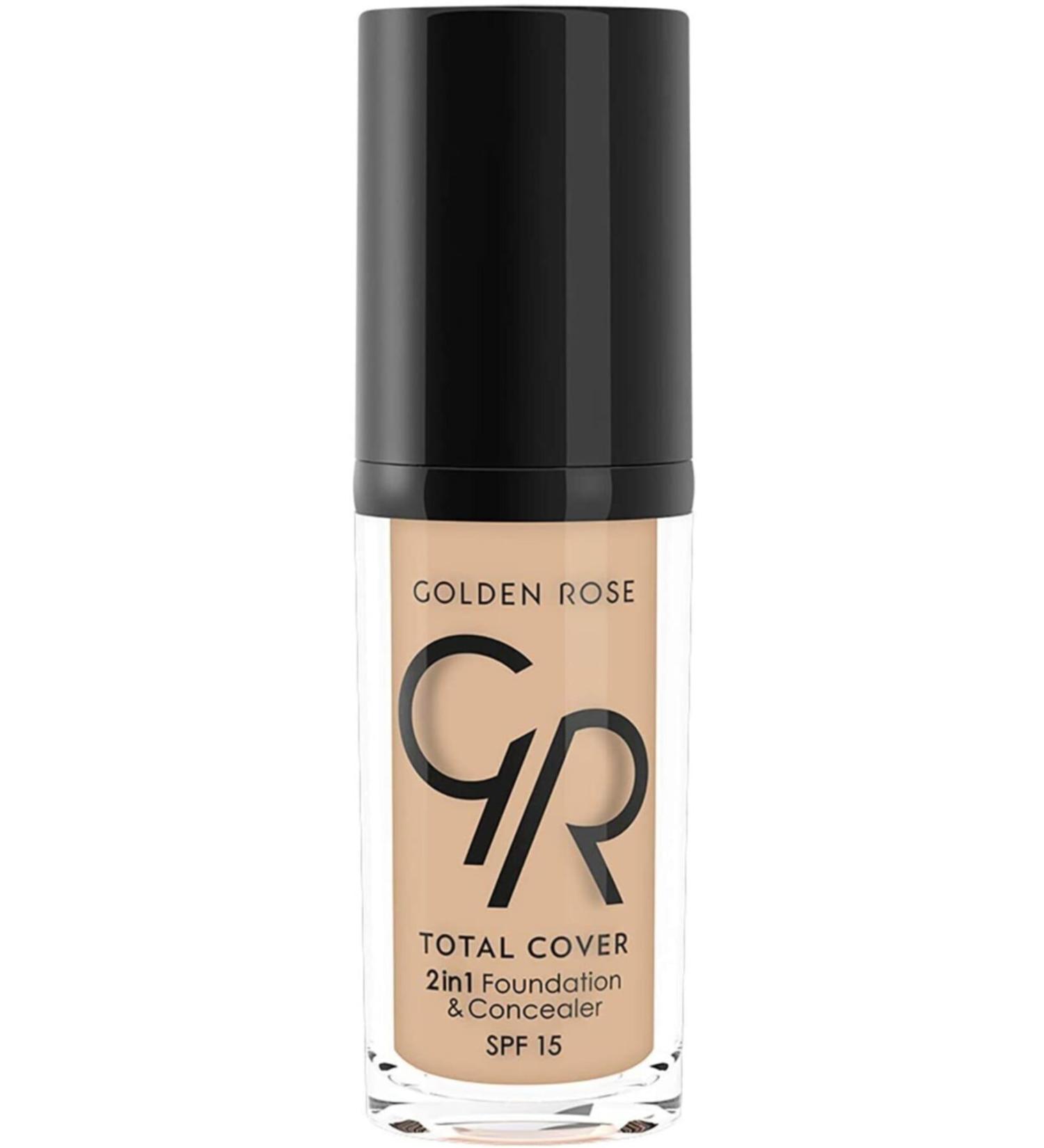 Golden Rose Total Cover 2 n1 Foundation&concealer No:05 1 Pack
