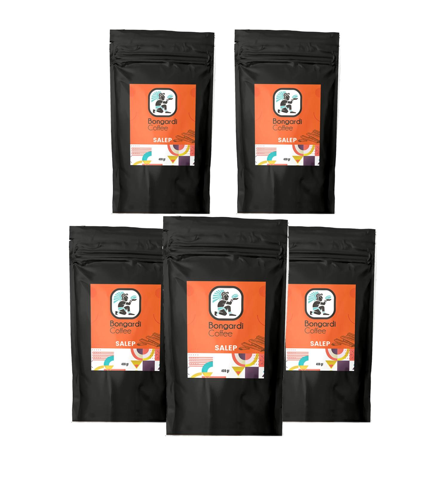 Bongardi Coffee 5x400 gr Salep Flavored Powder Drink