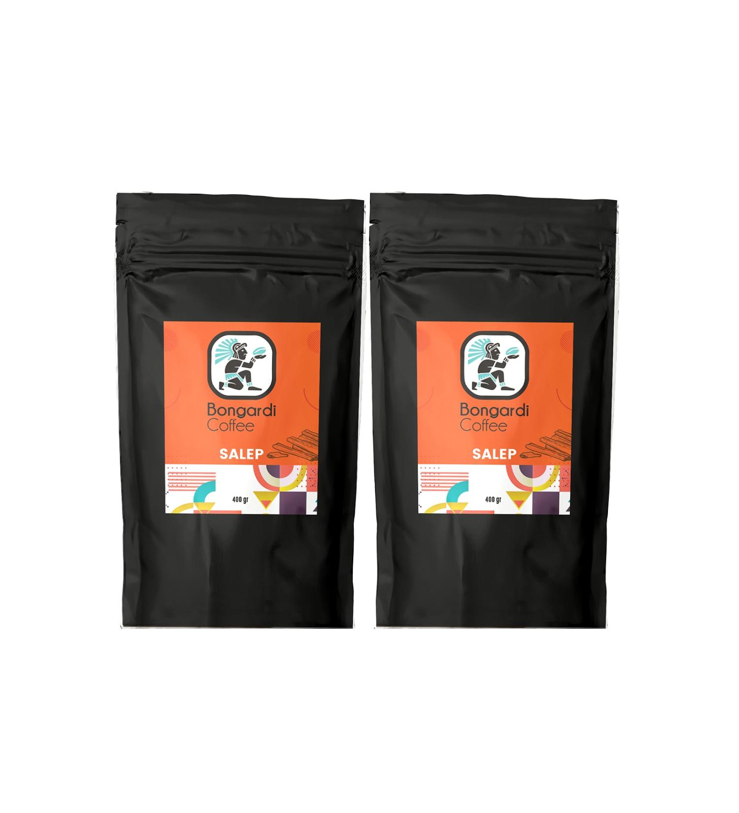 Bongardi Coffee 2x400 gr Salep Flavored Drink Powder - Buy Online on GoSupps.com