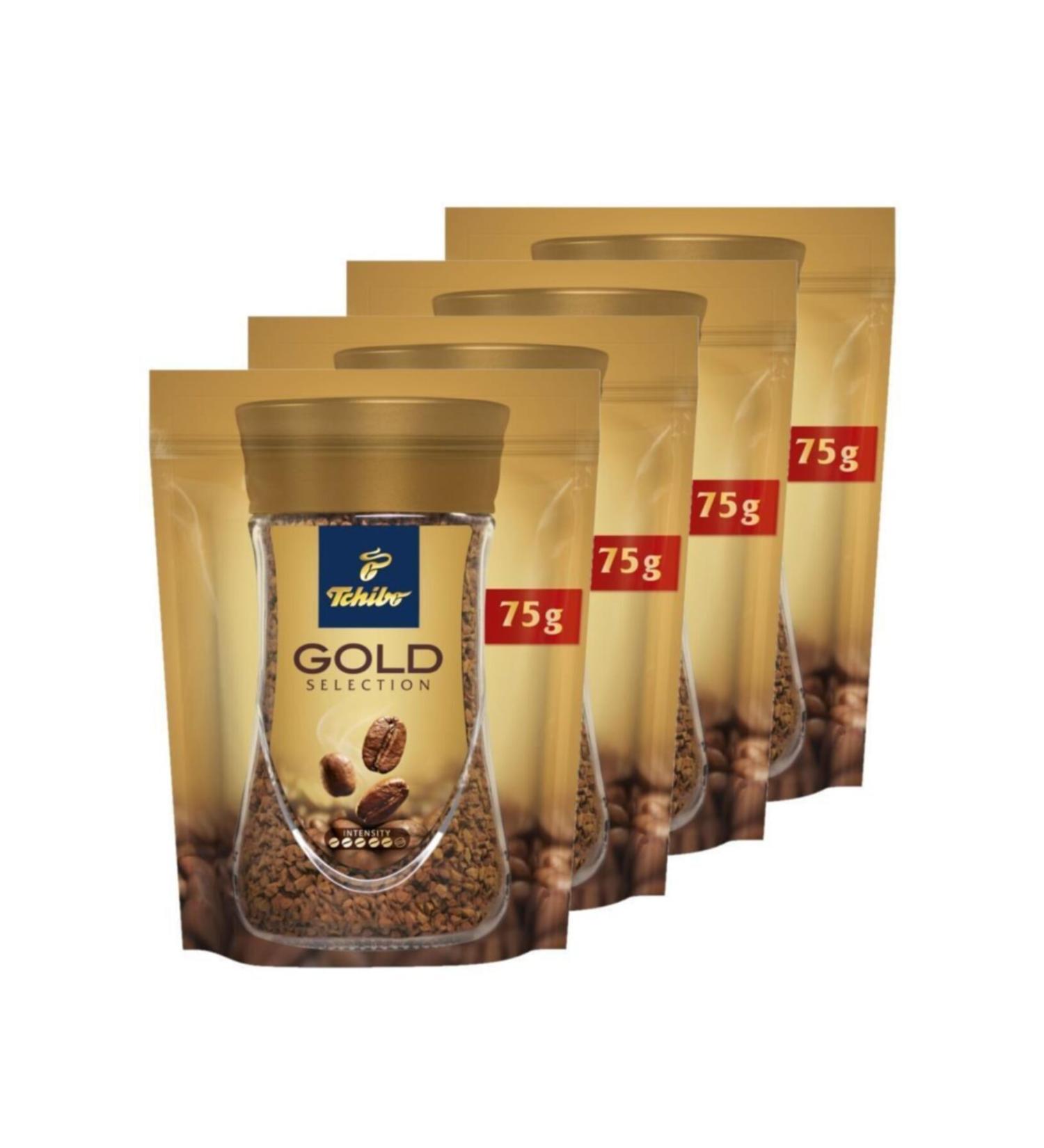 Tchibo Gold Soluble 75 Gr. 4-Pack Advantageous Package