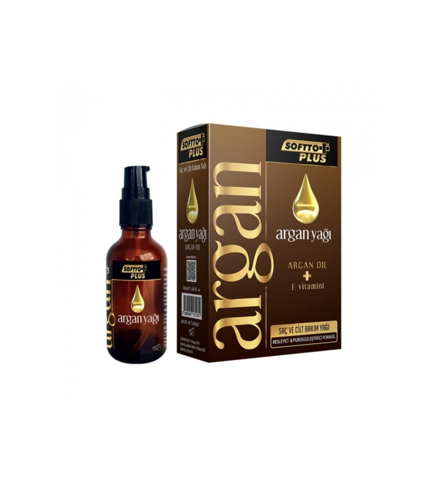 Softto Plus Argan Hair Care Oil 50 Ml