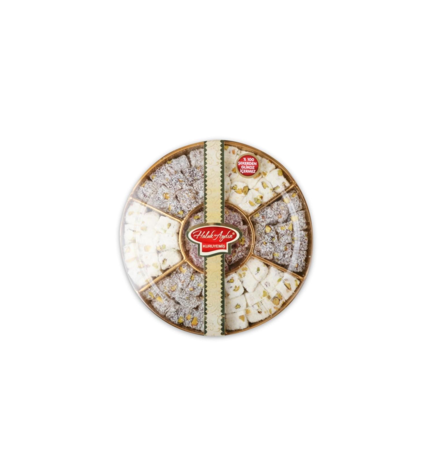 HALUK AYDIN NUTRITIONS Mixed Turkish Delight with Double Roasted Pistachios 380 G