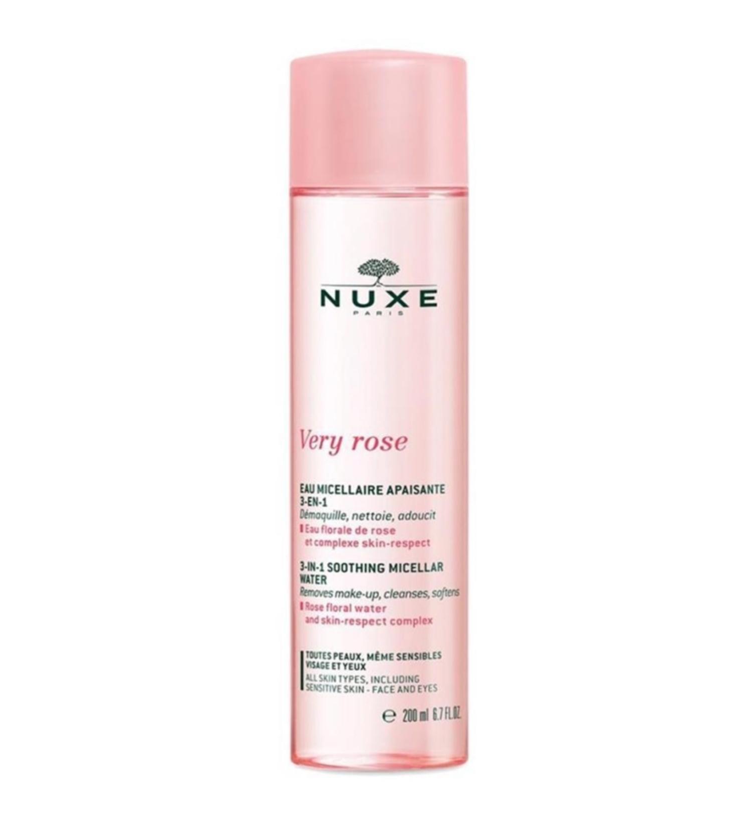 Nuxe Very Rose 3 In 1 Soothing Micellar Water 200 Ml