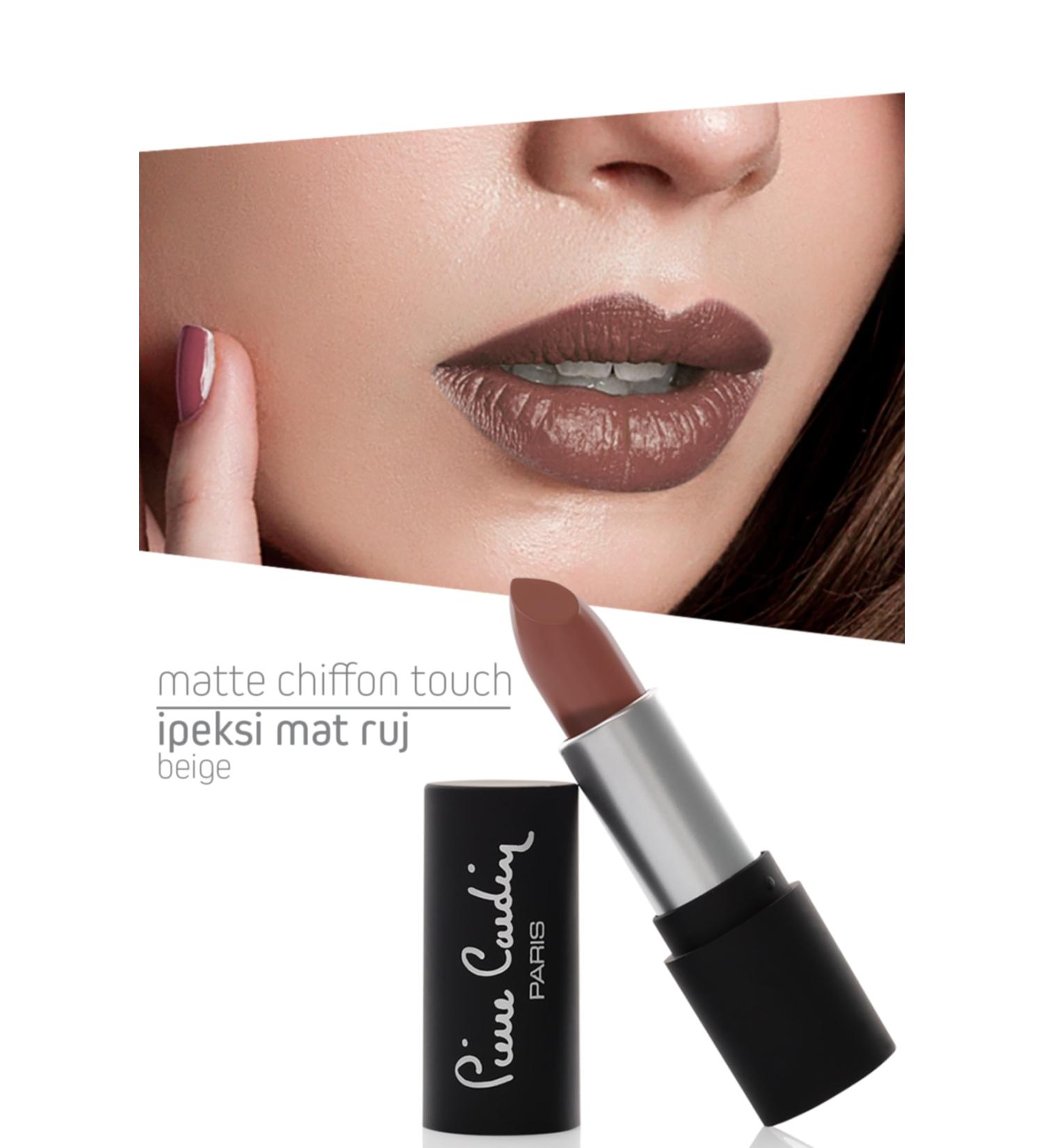 Pierre Cardin Matte Chiffon Touch Lipstick - Beige -182 - Buy Online on GoSupps.com