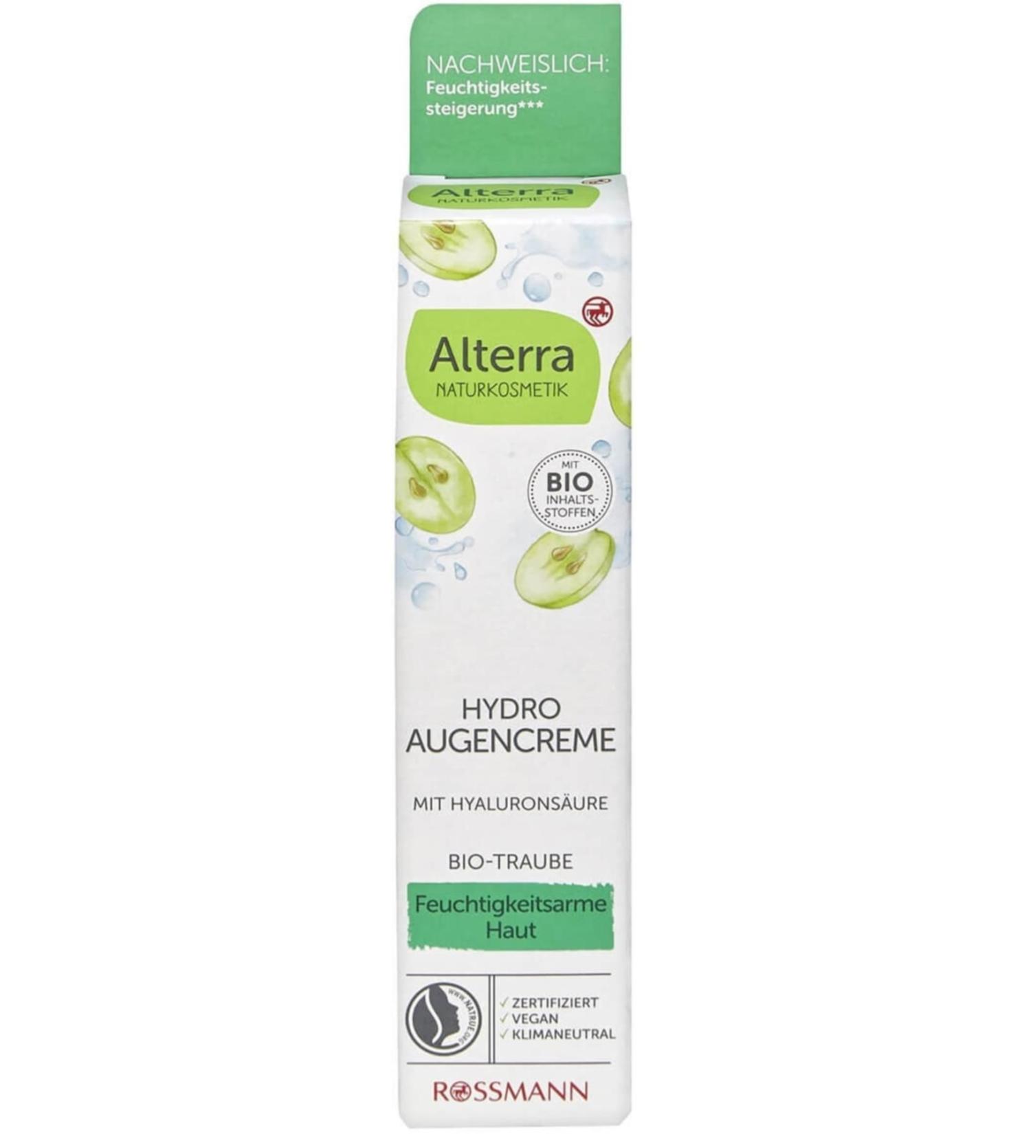 Alterra Brand: Water Based Eye Cream with Grape & White Tea 15 Ml Category: Face Cream