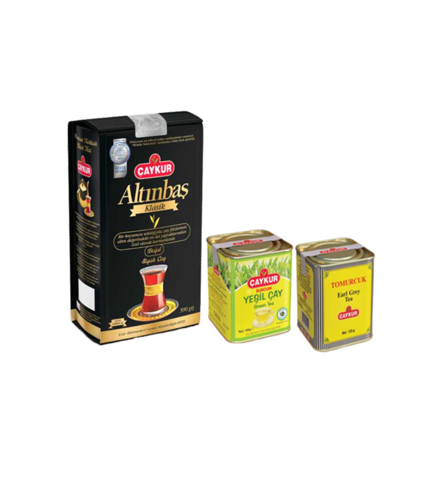  aykur Alt nba Loose Tea 500 Gr + Burcum Green Tea 100 Gr + Bud Scented Tea 125 Gr - Buy Online on GoSupps.com