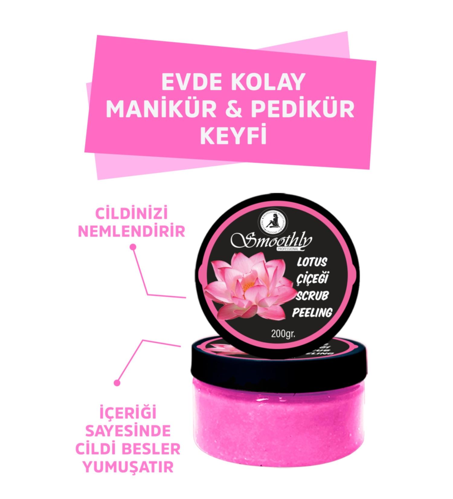 Smoothly Lotus Flower Essence Revitalizing & Softening Hand Foot and Body Care Peeling 200gr - Buy Online on GoSupps.com