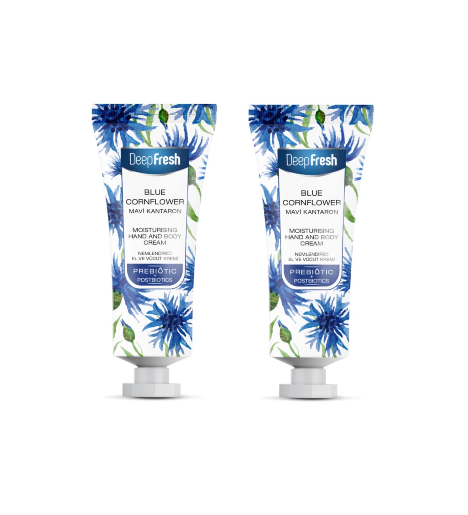 Deep Fresh Prebiotic Moisturizing Hand and Body Cream Blue St. John's Wort 50 ml 2 Pieces - Buy Online on GoSupps.com