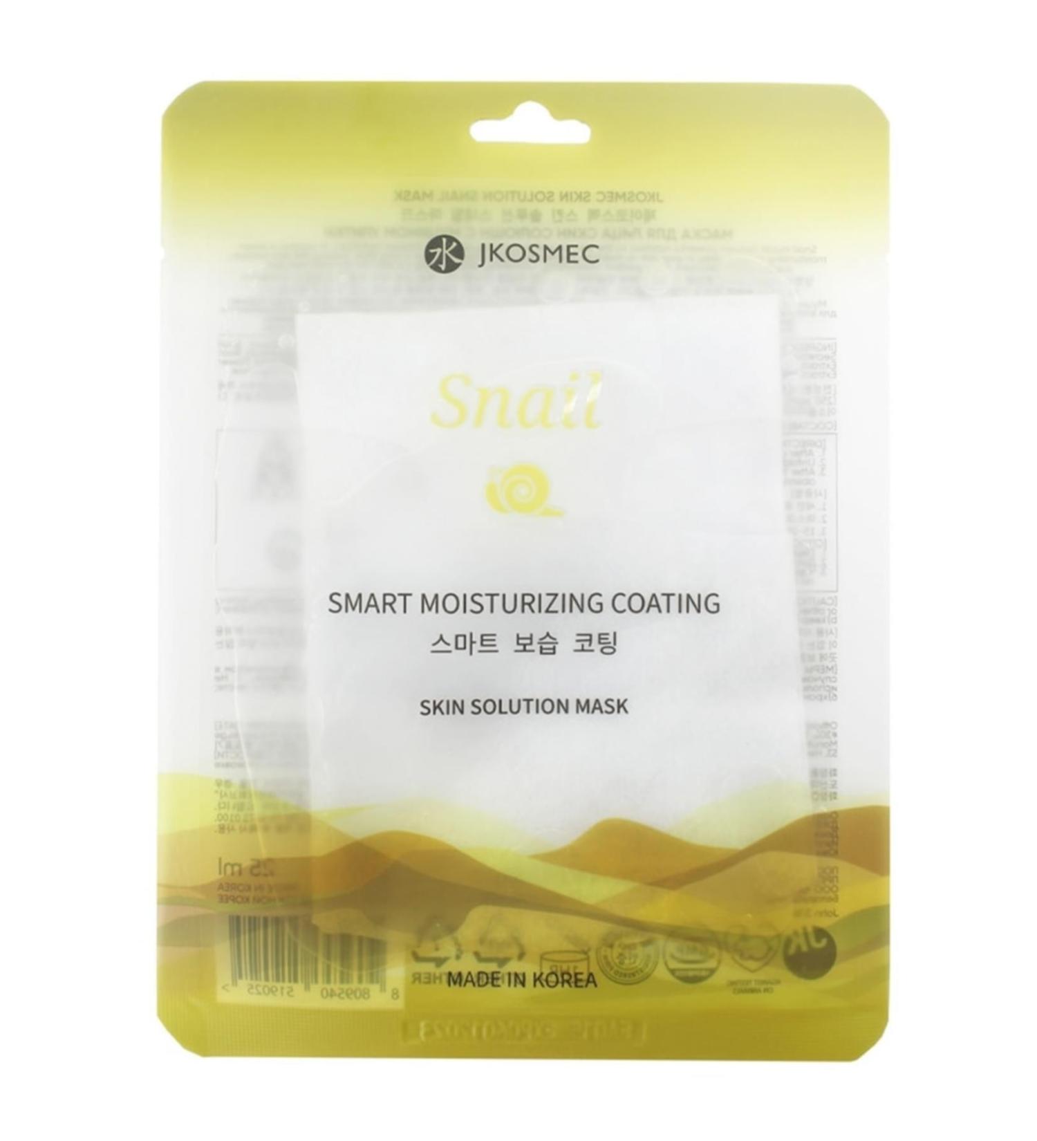 JKosmec Brand: Skin Solution Snail Korean Face Mask 25 Ml Category: Face Mask