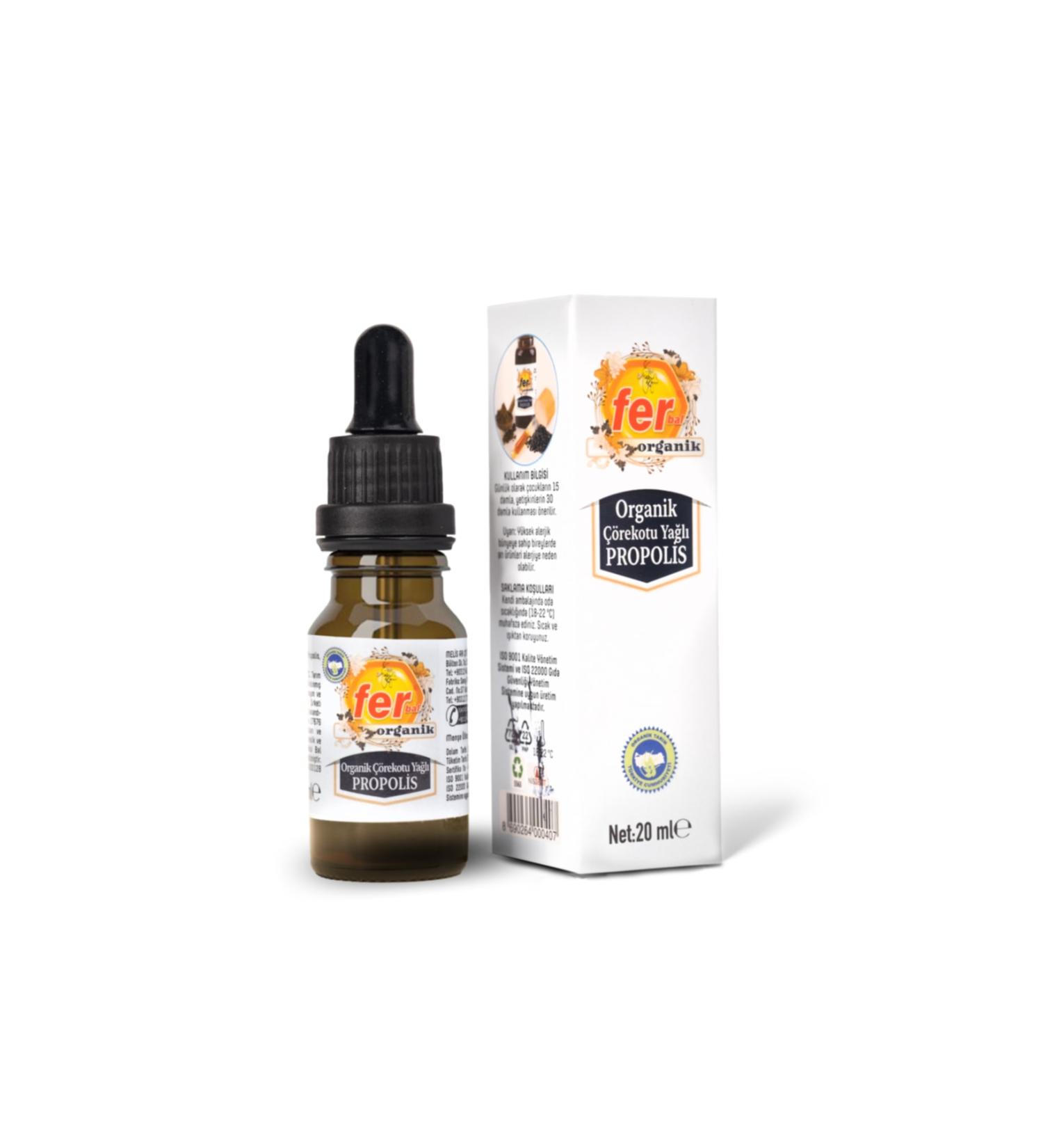 Ferbal Organic Black Cumin Oil Propolis 20 ml