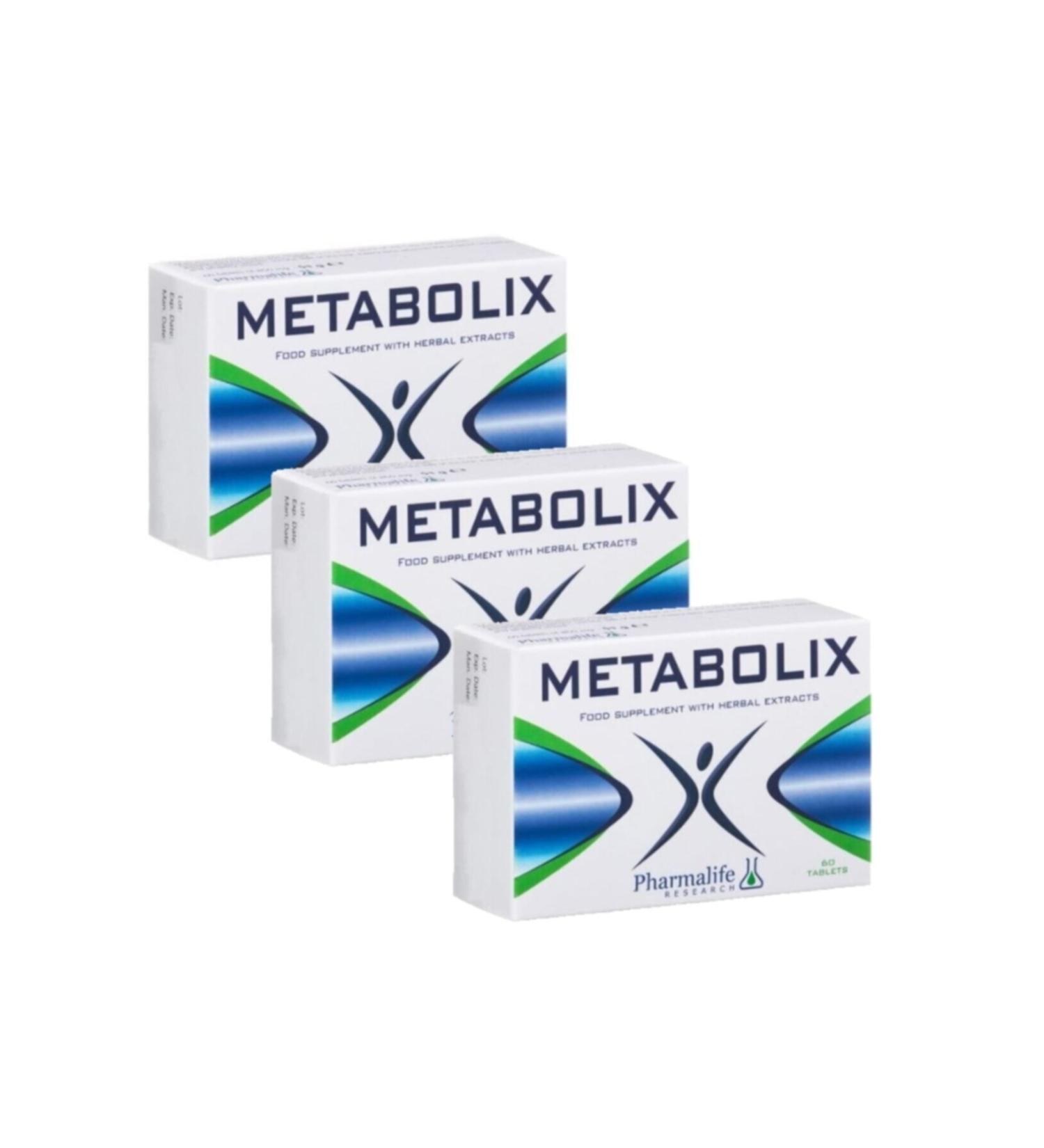 Pharmalife Metabolix 3 Boxed Economic Set | Authorized Distributor 3 X 60 Capsules