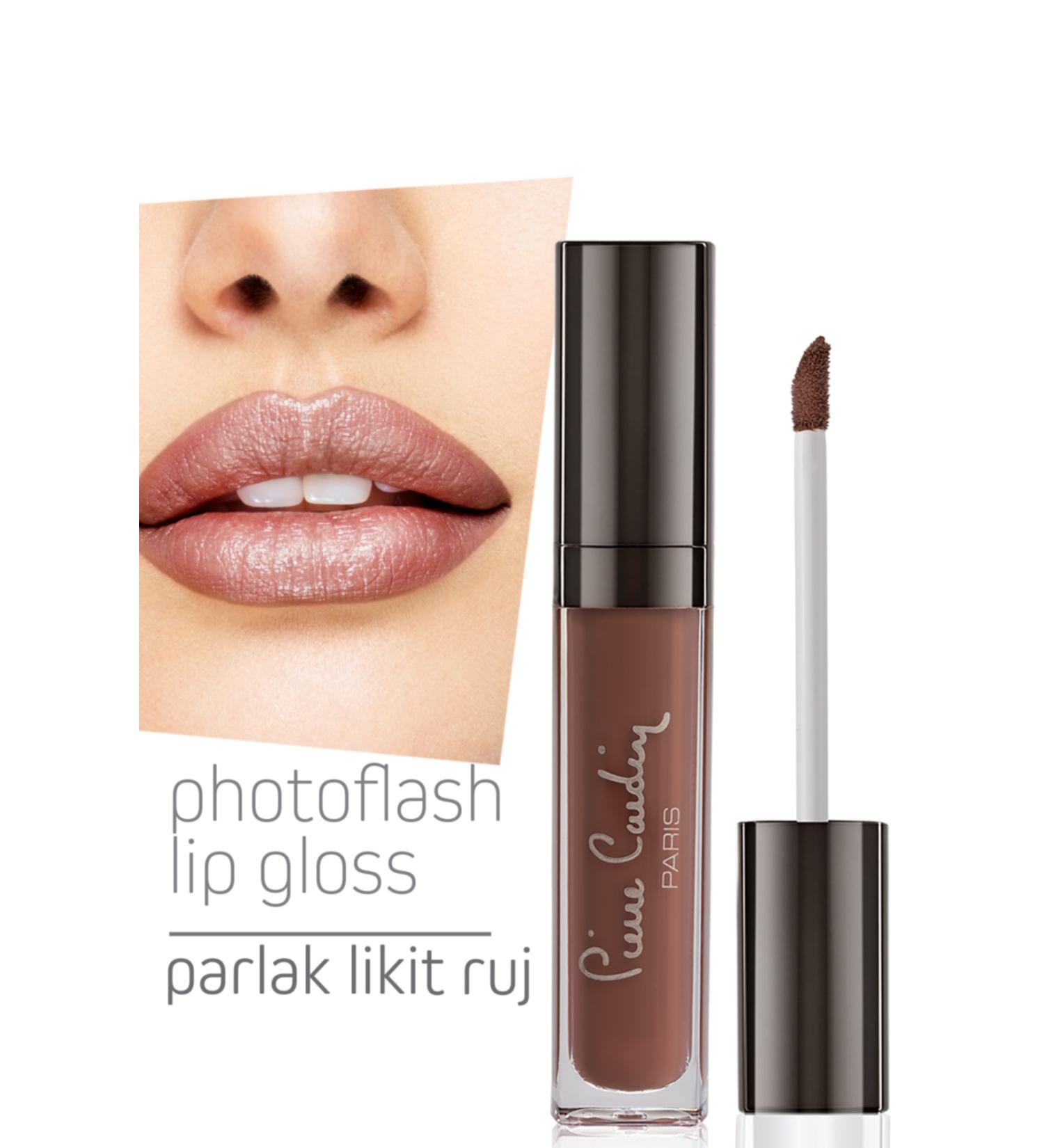 Pierre Cardin Photoflash Lipgloss - Shiny Liquid Lipstick - Toffee Nut - Buy Online on GoSupps.com