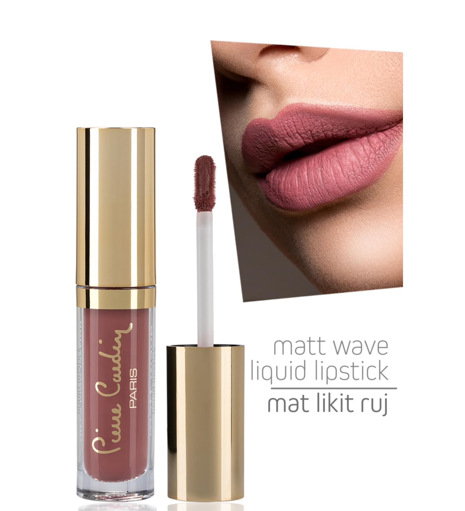 Pierre Cardin Matt Wave Liquid Lipstick Matte Liquid Lipstick - Hot Nude - Buy Online on GoSupps.com