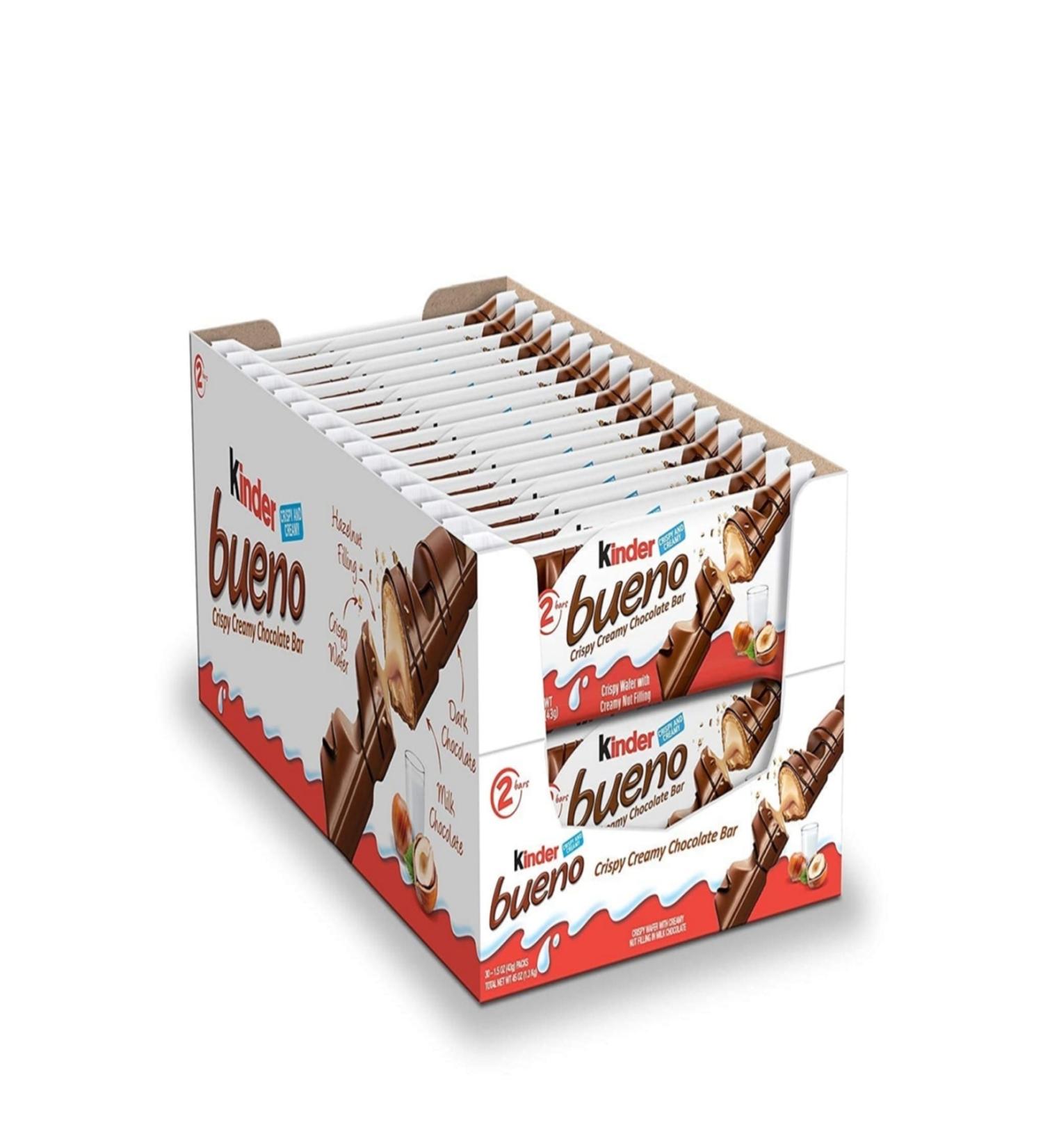 Kinder Bueno 43 Gr 30 Pieces Bueno 43gr X 30 Pieces
