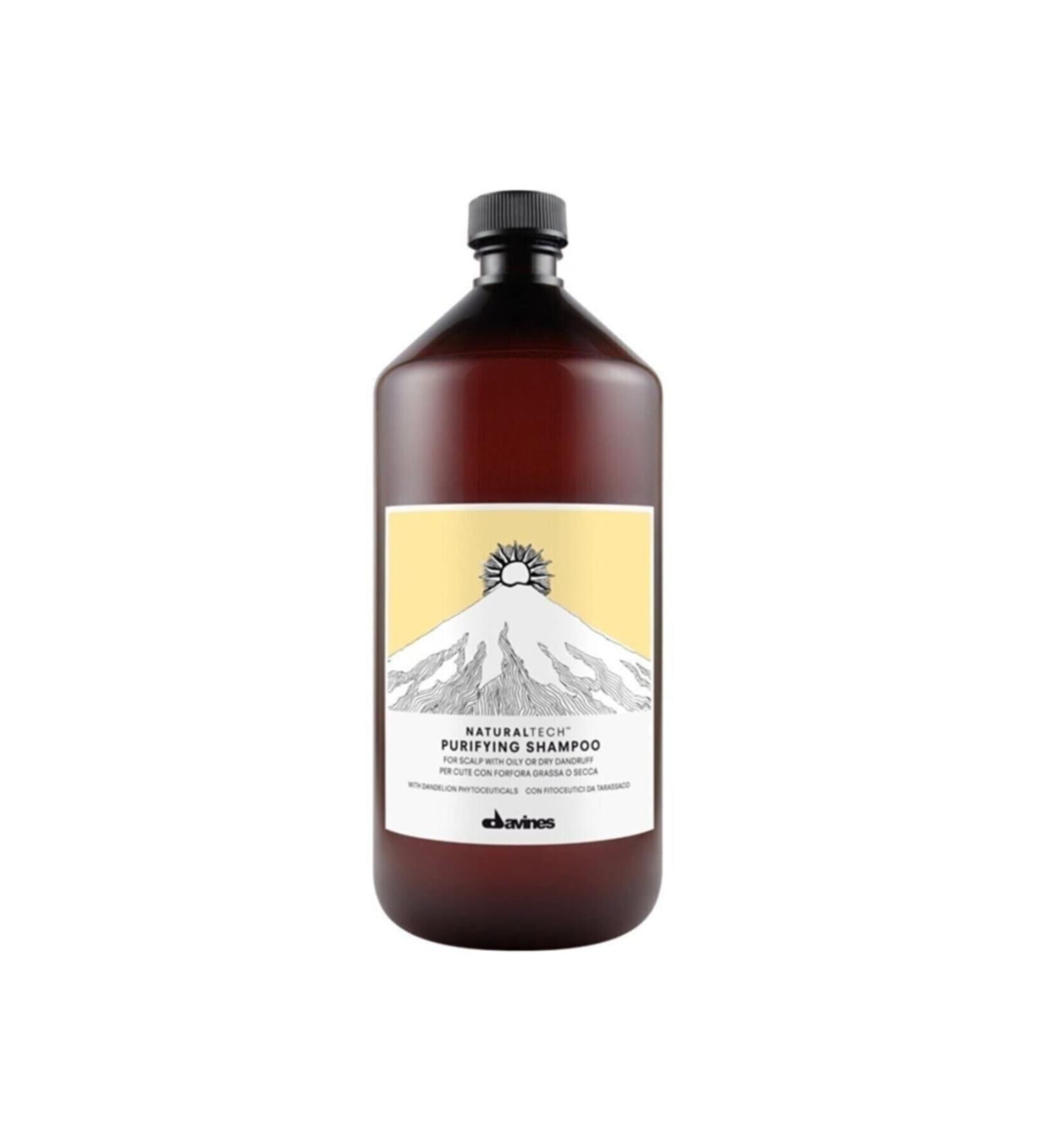 Davines Natural Tech Purifying Anti-Dandruff Shampoo 1000 Ml