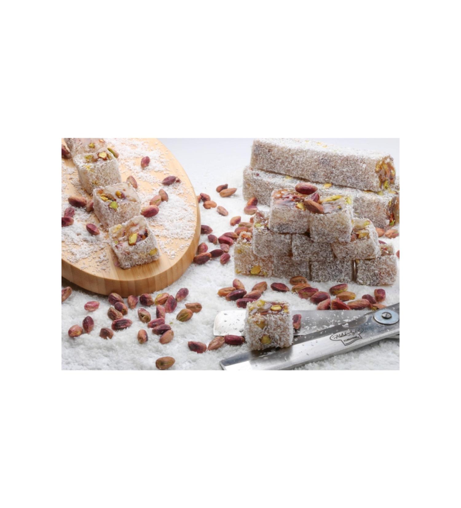 HALUK AYDIN DRIED FRUIT Honey Pistachio Turkish Delight 930 Gr