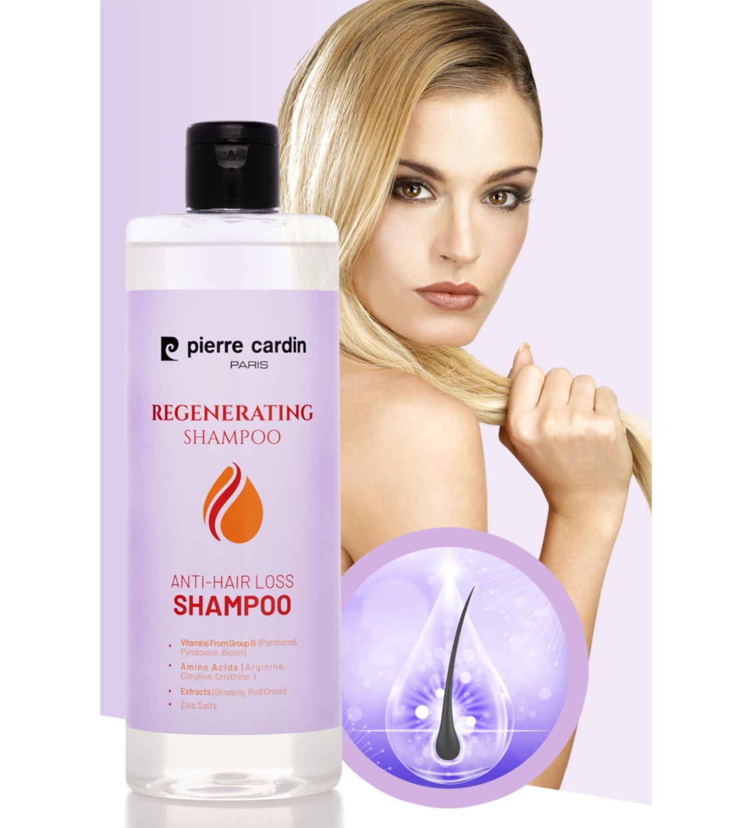 Pierre Cardin Anti-Hair Loss Shampoo - Anti-Hair Loss Shampoo 400 ml - Buy Online on GoSupps.com
