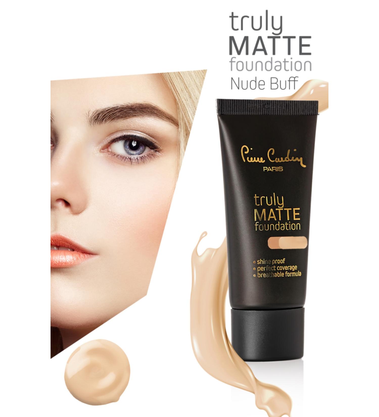 Pierre Cardin Truly Matte Foundation Nude Buff - Buy Online on GoSupps.com