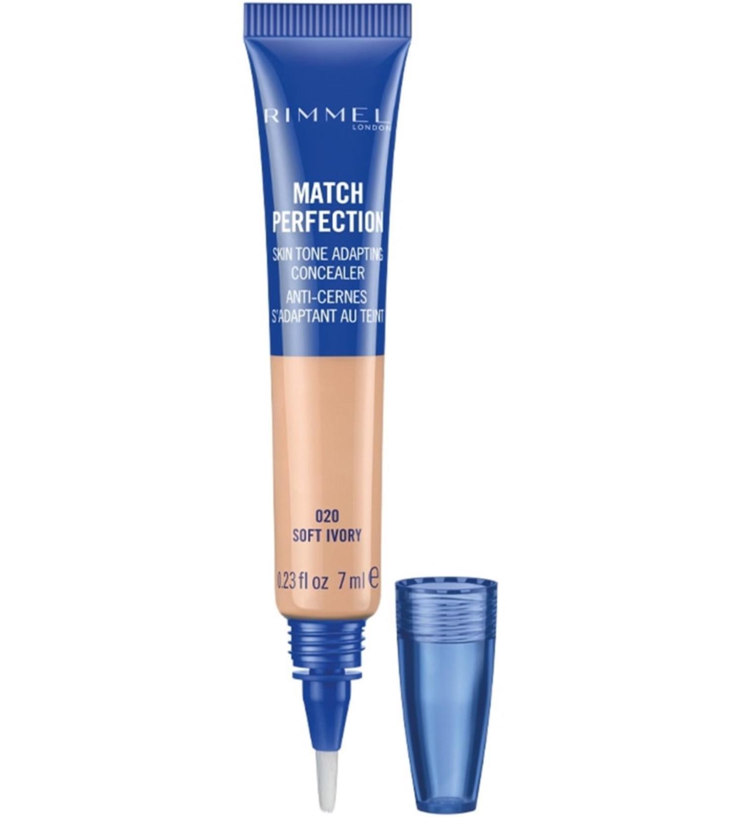 Rimmel London Brand: Rimmel London Match Perfection Concealer 020 Soft Ivory Category: Concealer