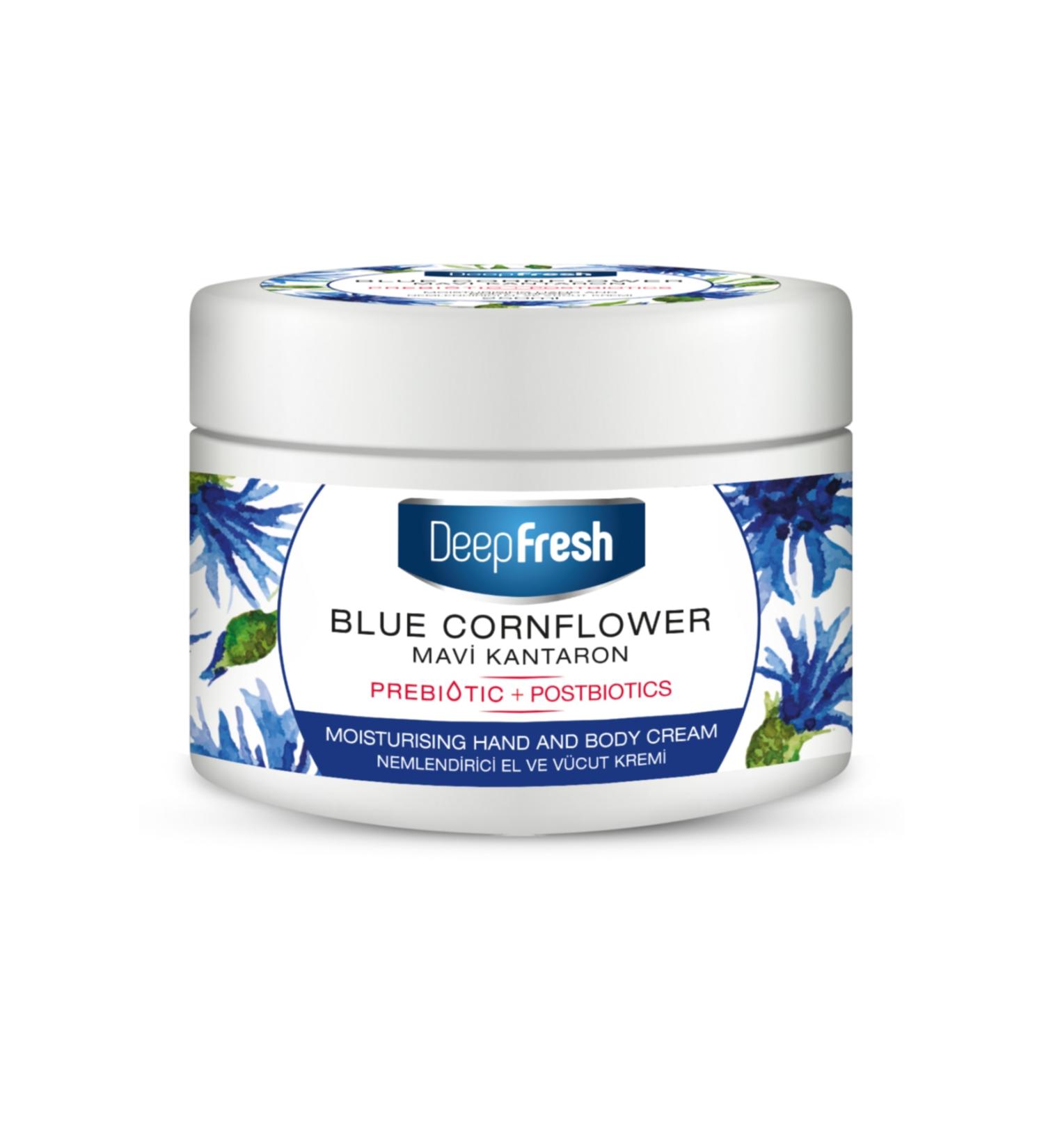 Deep Fresh Prebiotic Moisturizing Hand and Body Cream Blue St. John's Wort 250 Ml - Buy Online on GoSupps.com