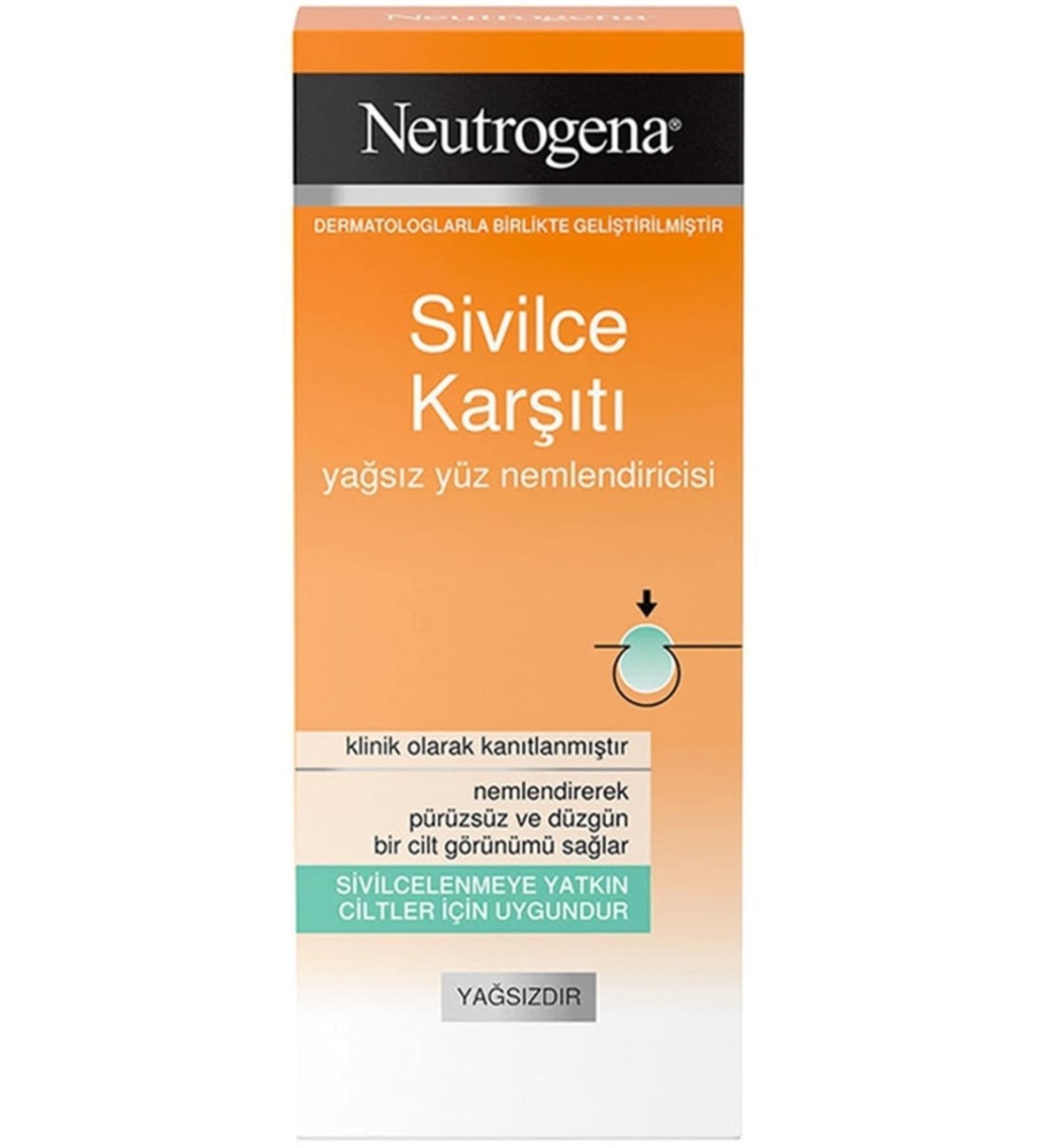 Neutrogena Brand: Anti-Acne Oil-Free Facial Moisturizer 50 Ml Category: Facial Cleanser