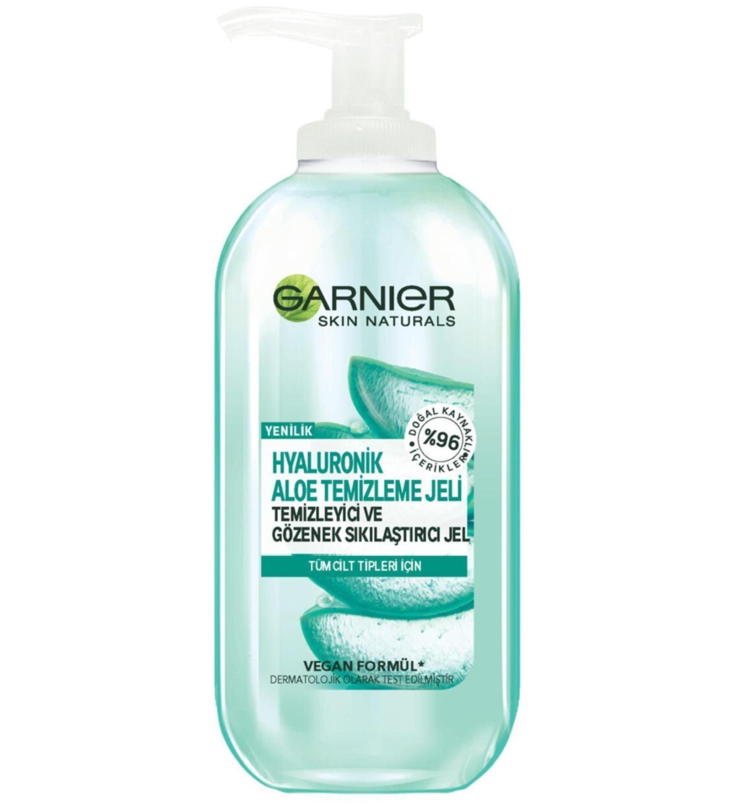 Garnier Hyaluronic Aloe Face Wash Gel 200 Ml - Buy Online on GoSupps.com