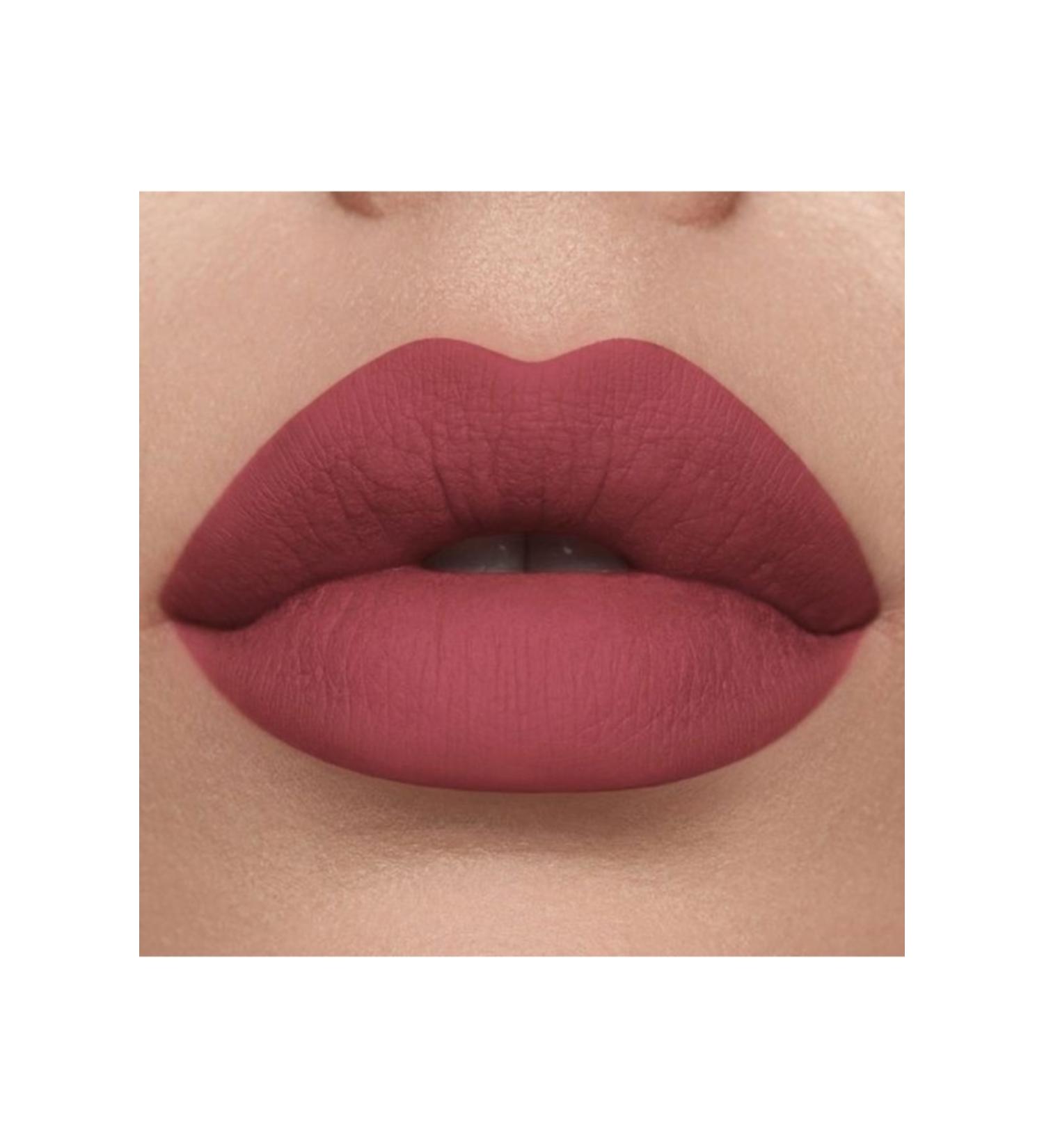 Cleo Cosmet cs 24 Hour Waterproof Matte Lipstick Crayon Spicy - Dark Pink 303