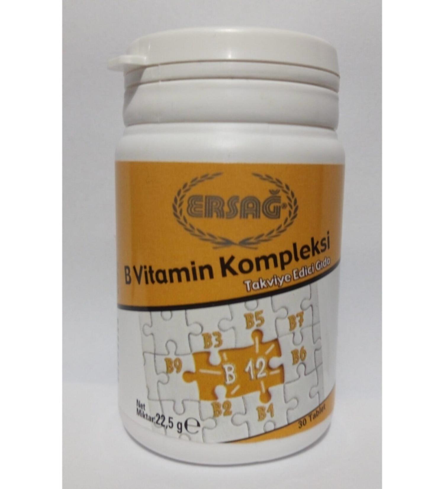 Ersa Vitamin B Complex Food Supplement Vitamin B 12