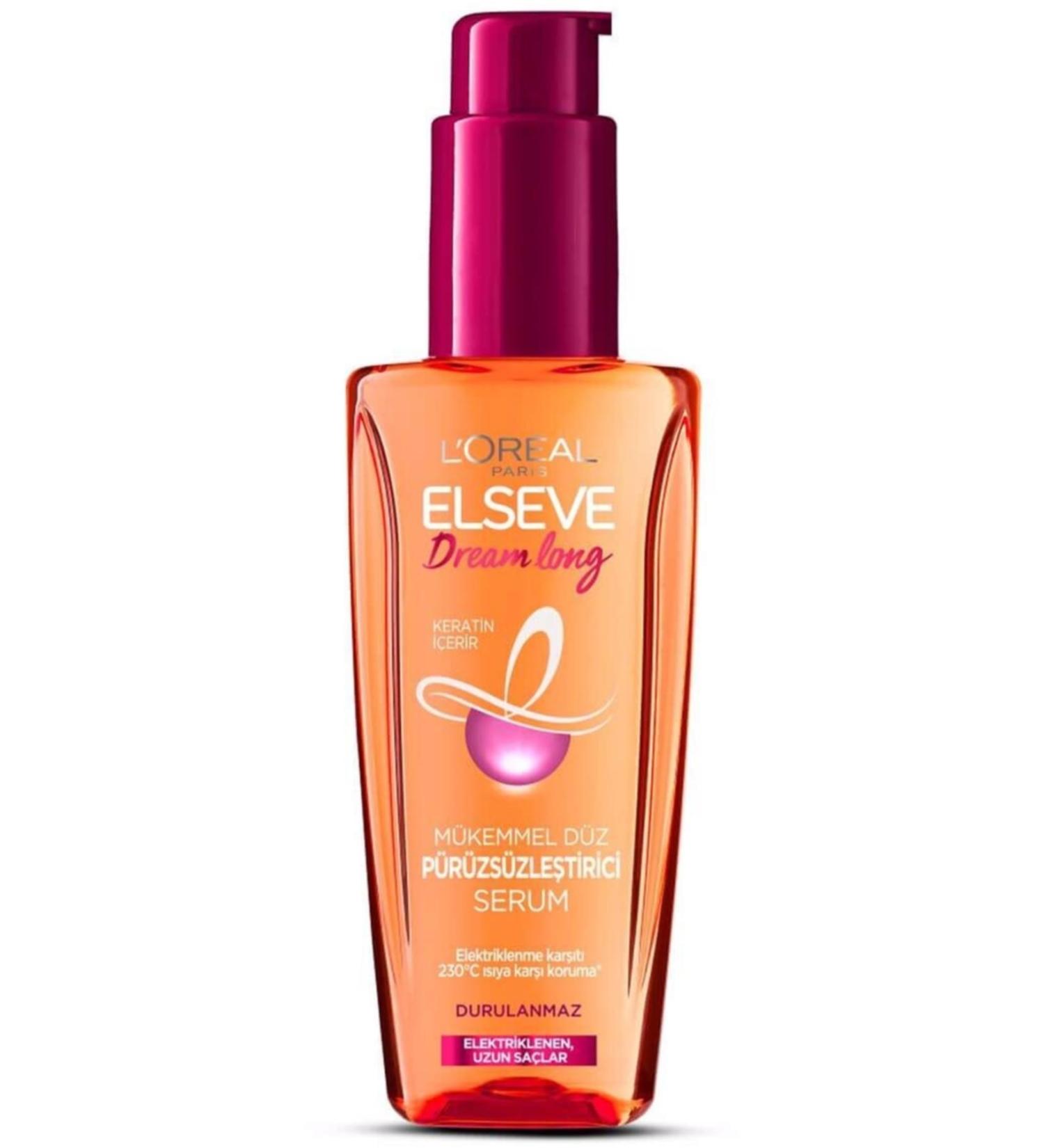 Elseve Dream Long Hair Serum Perfect Straight Smoothing 100 Ml Category: Hair Vitamin - Buy Online on GoSupps.com