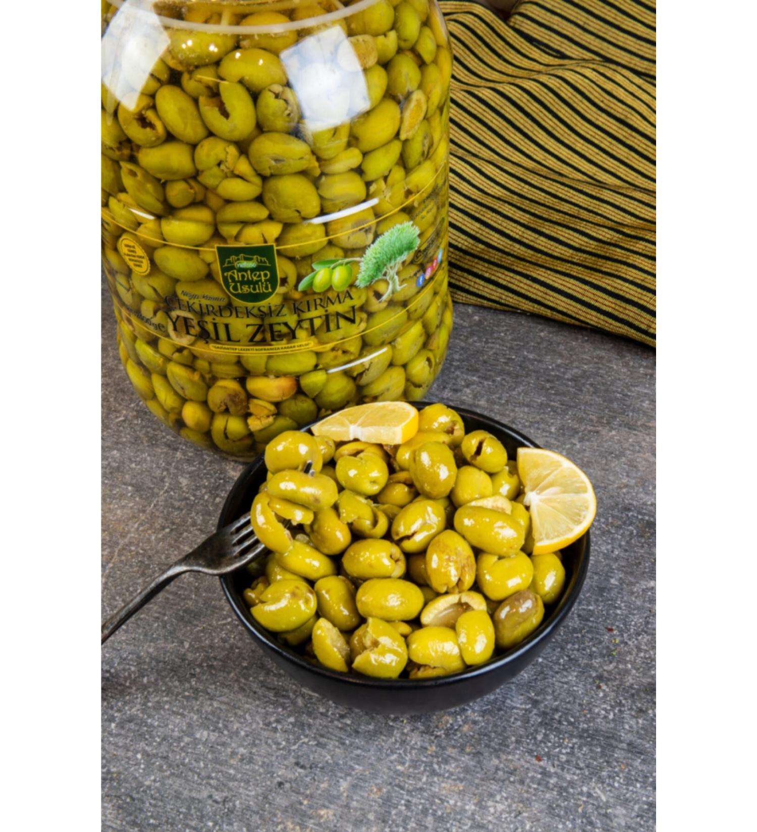 NEF SSO ANTEP STYLE Green Olives Pitted Barak 4500 Cc Can - Buy Online on GoSupps.com