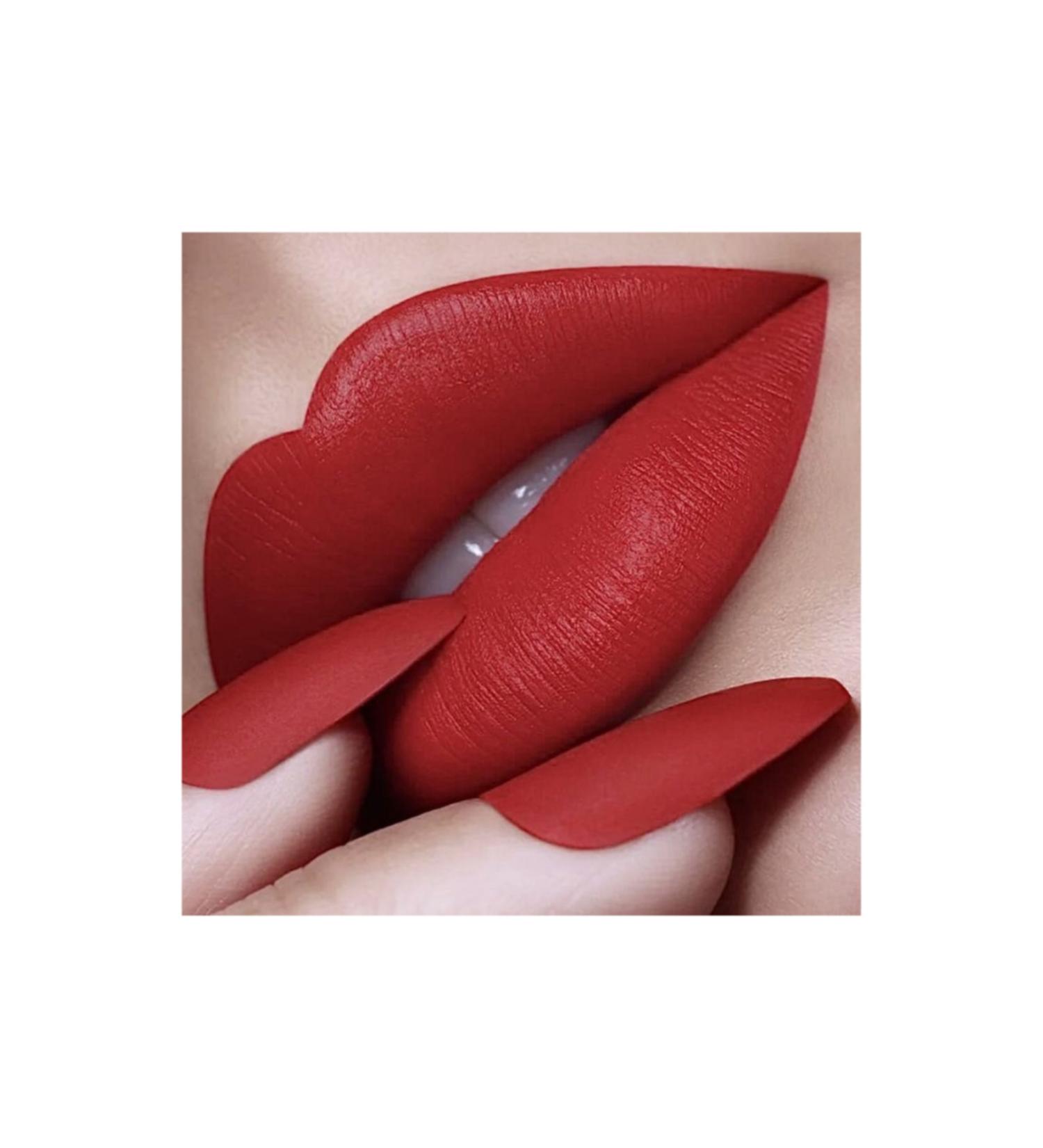 Cleo Cosmetics 24 Hour Waterproof Matte Lipstick Crayon Red Hot Red -301 - Buy Online on GoSupps.com
