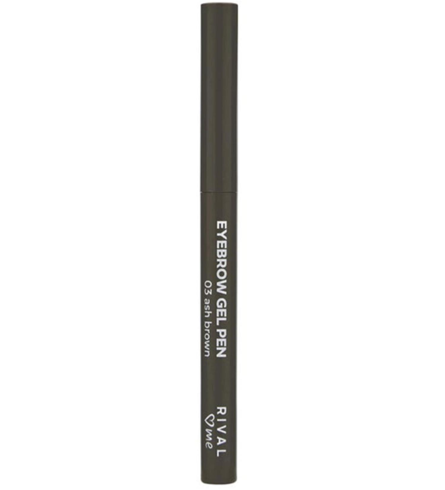 Rival Loves Me Brand: Eyebrow Pencil Gel No:03 Ash Brown Category: Eyebrow Pencil & Eyebrow Shadow