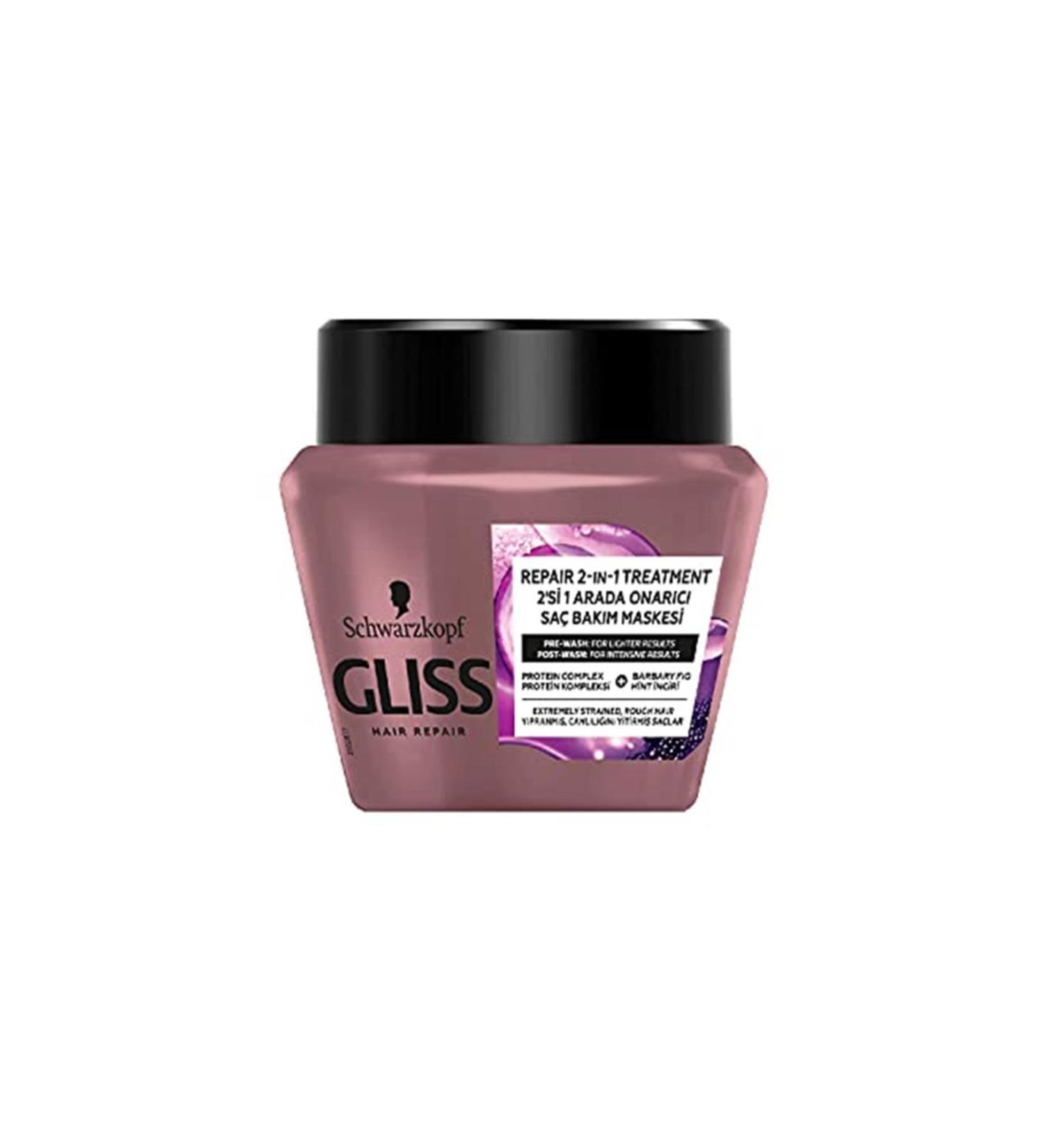 Gliss Schwarzkopf Serum Deep Repair Mask 300 Ml 1 Pack Category: Skin Serum