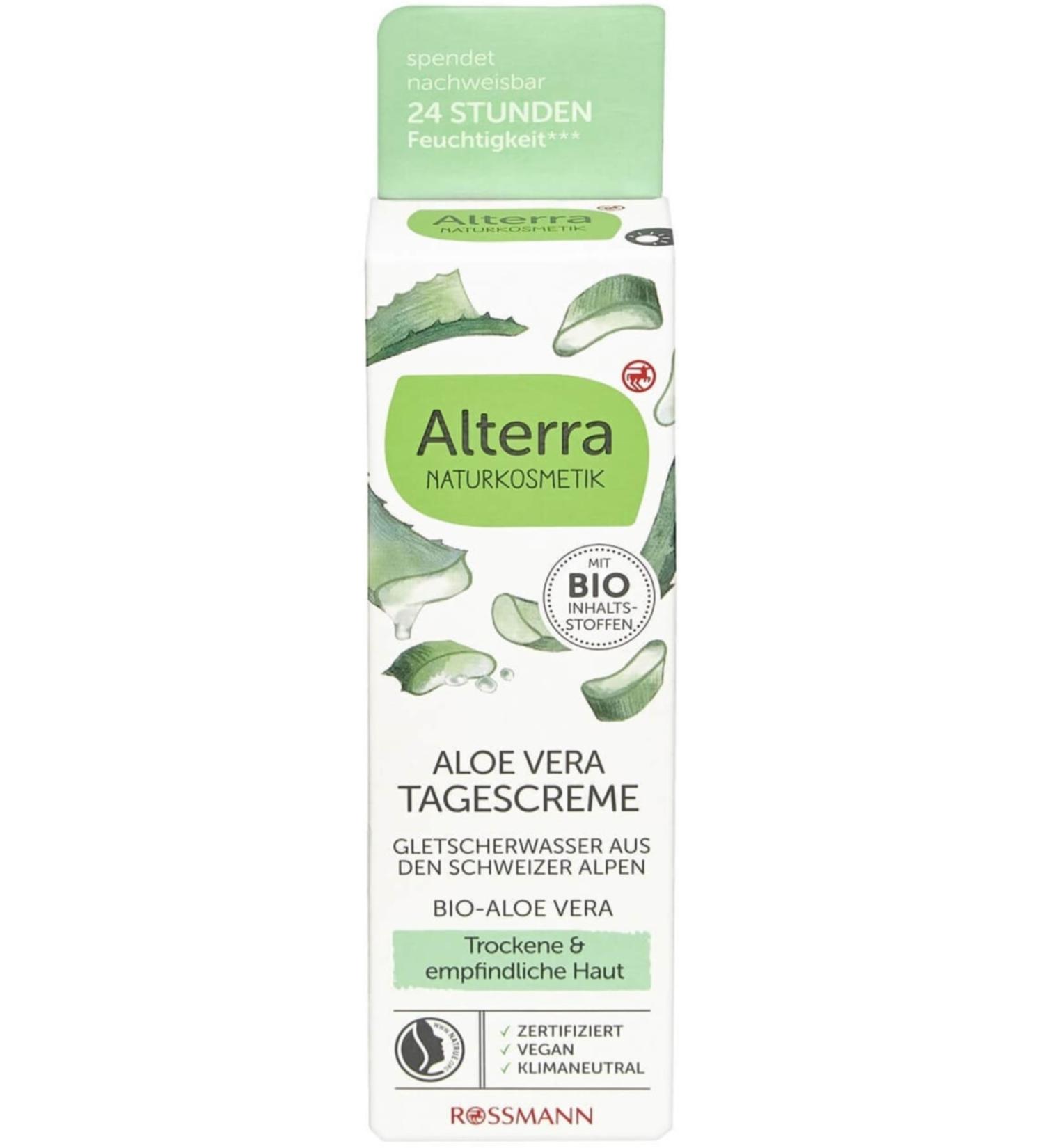 Alterra Brand: Day Cream Organic Aloe Vera & Glacier Water 50 Ml Category: Face Cream
