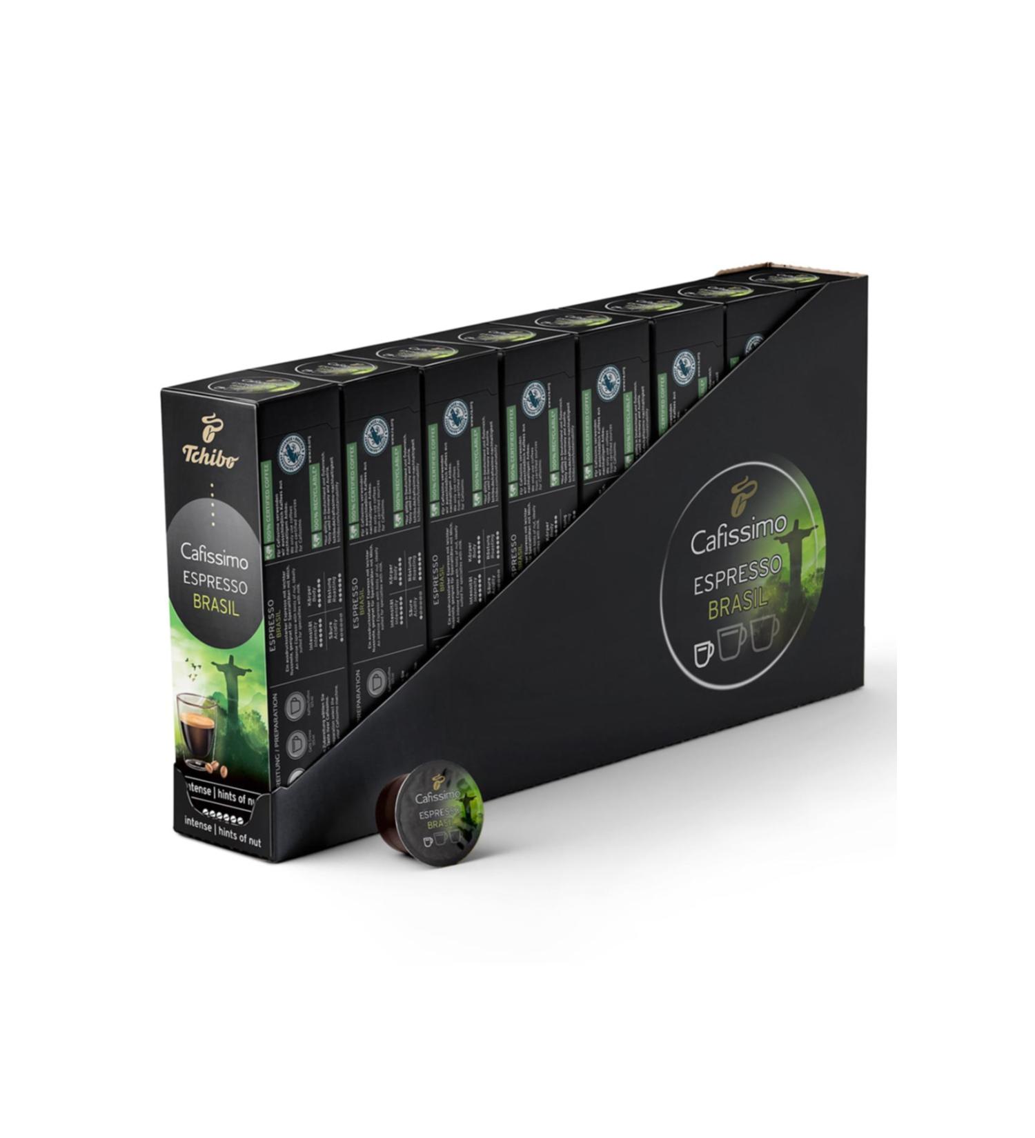 Tchibo Cafissimo Espresso Brasil 80 Capsule Coffee - Advantageous Package - Buy Online on GoSupps.com
