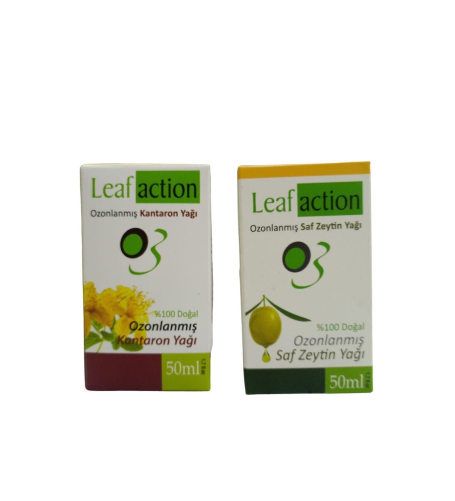 Leaf Action Ozonated Pure Olive Oil & St. John's Wort Oil