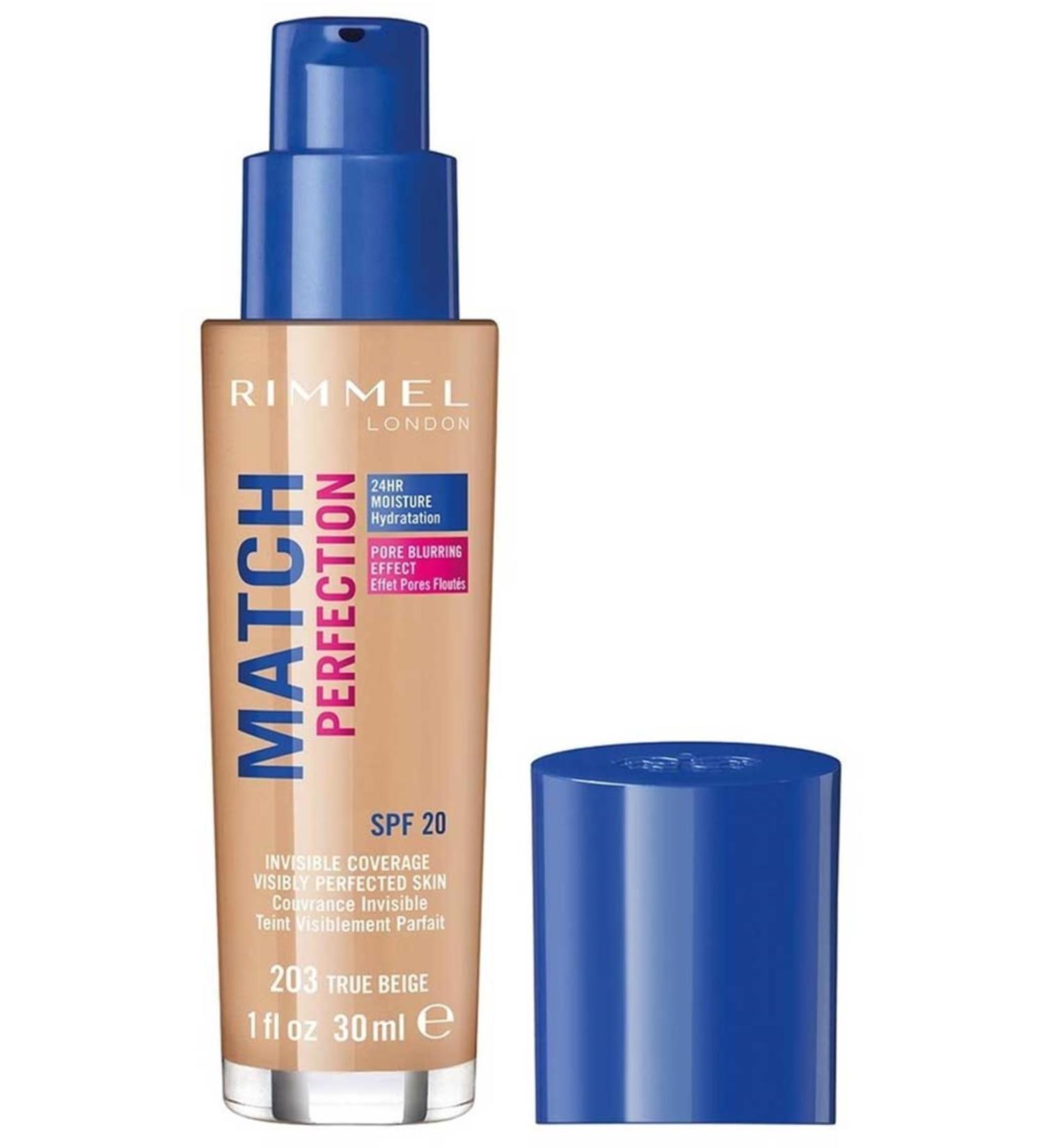 Rimmel London Match Perfection Foundation - True Beige 203 Category: Foundation